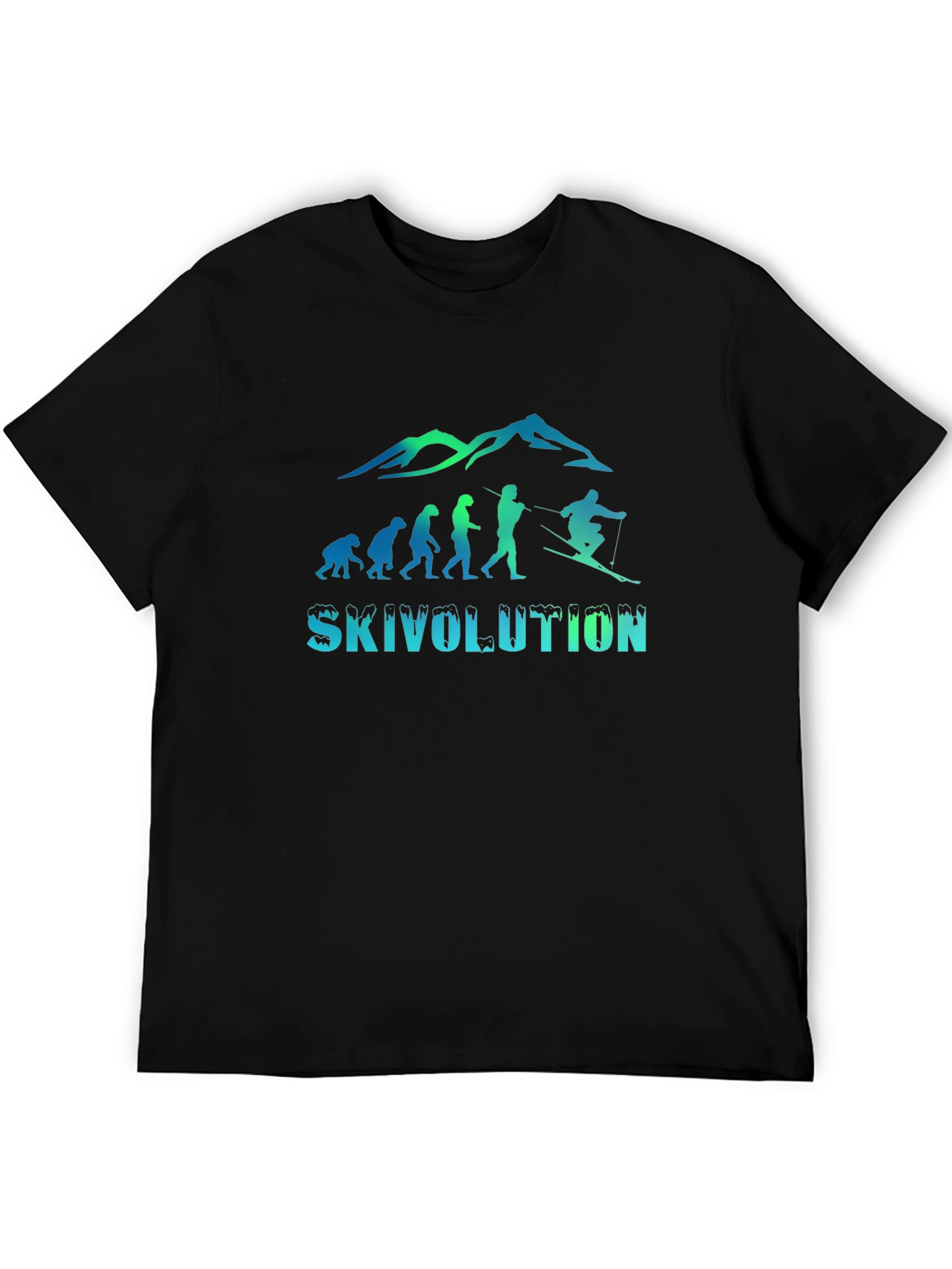 Skivolution Evolution Black T-Shirt