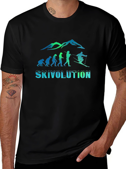 Skivolution Evolution Black T-Shirt