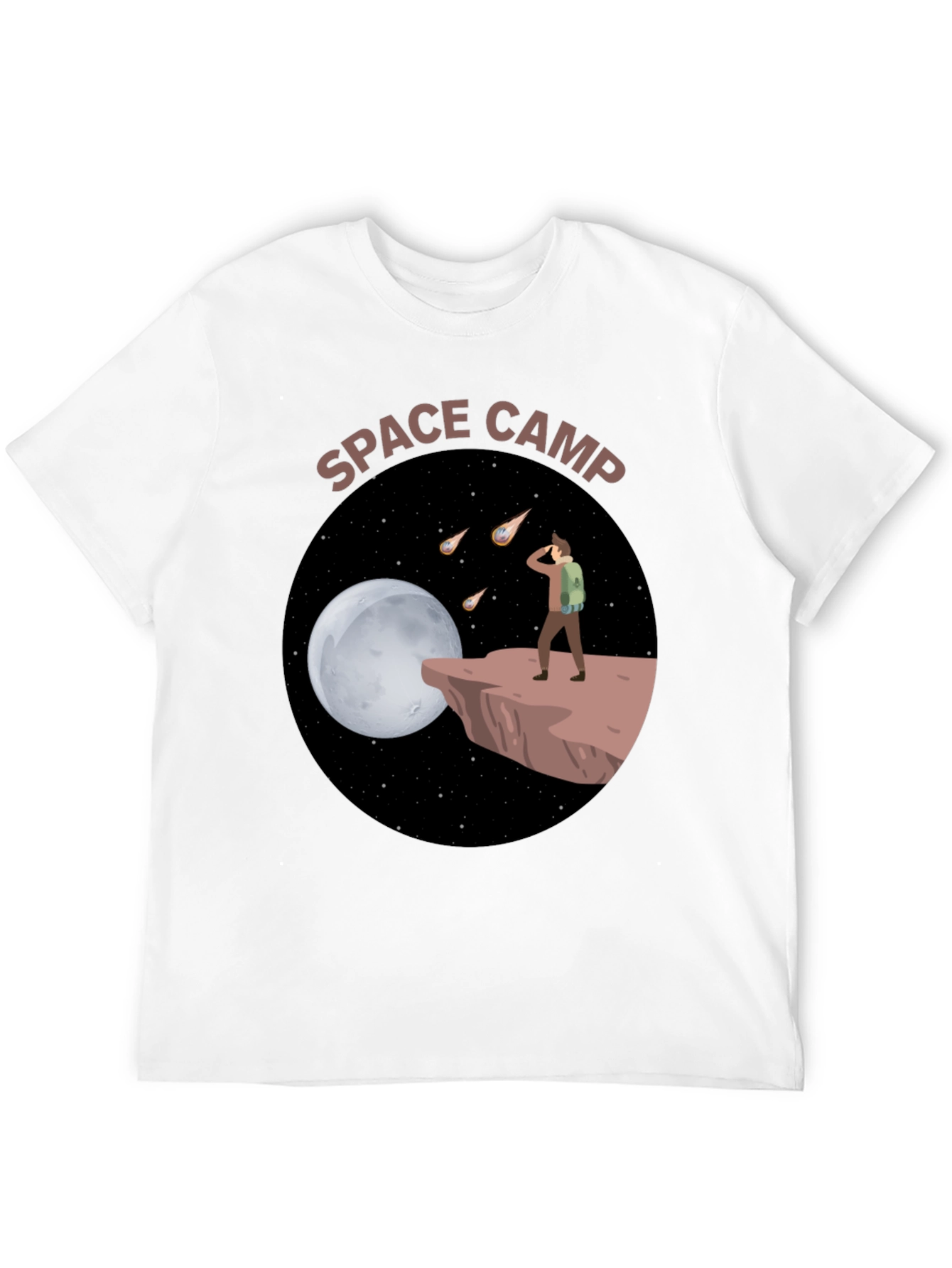 Space Camp Graphic Tee - Explore the Cosmos!