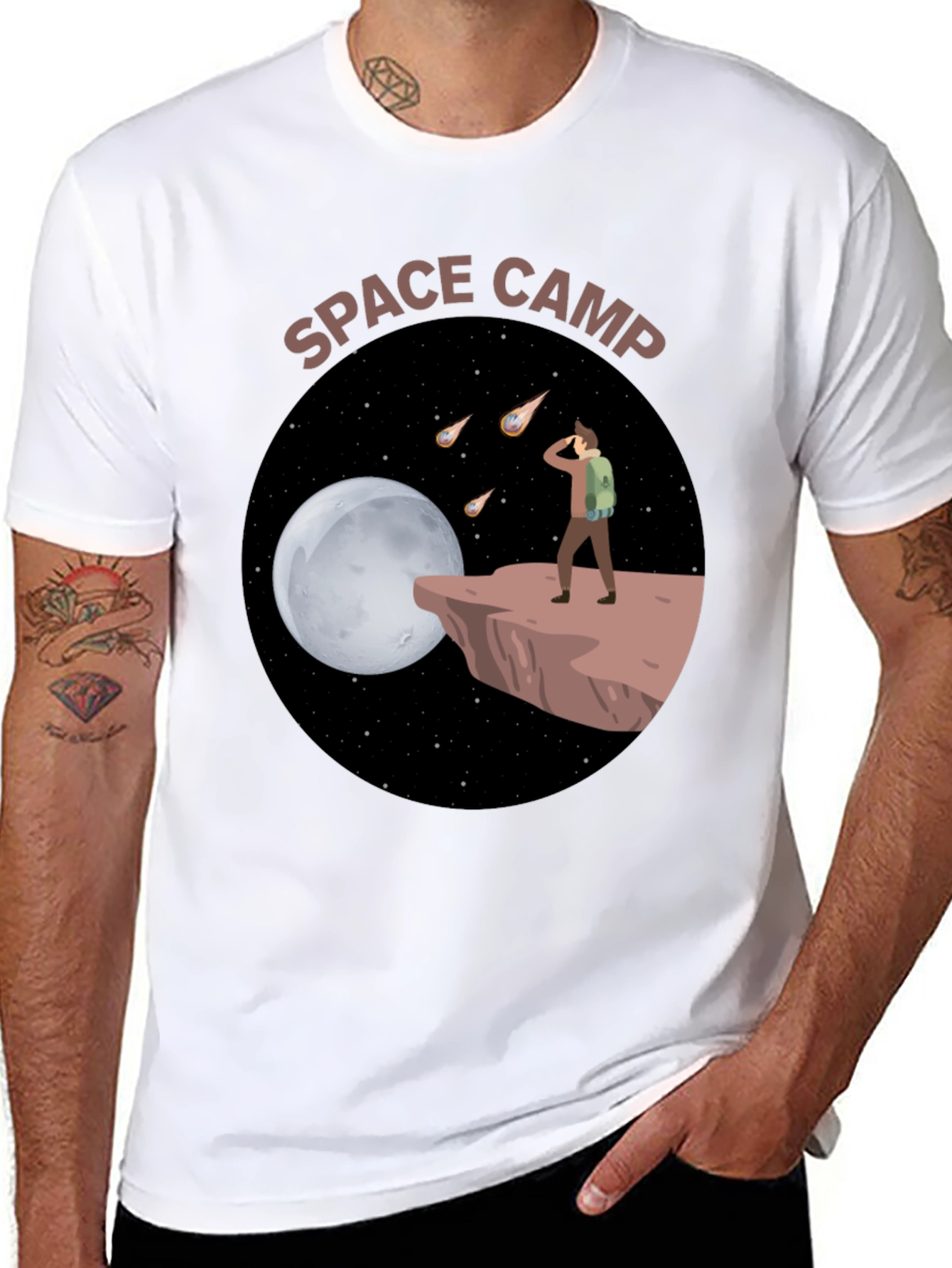 Space Camp Graphic Tee - Explore the Cosmos!