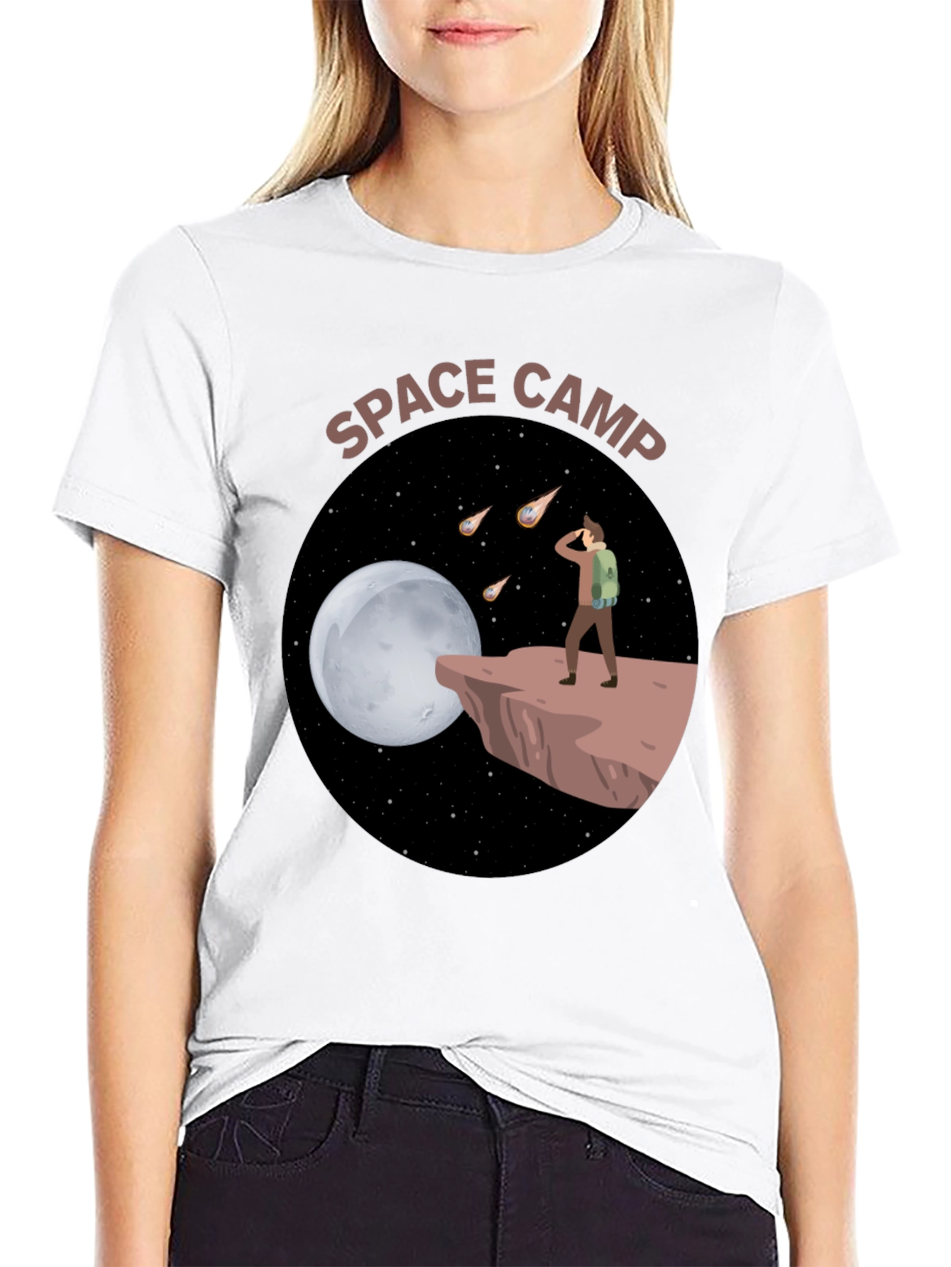 Space Camp Graphic Tee - Explore the Cosmos!