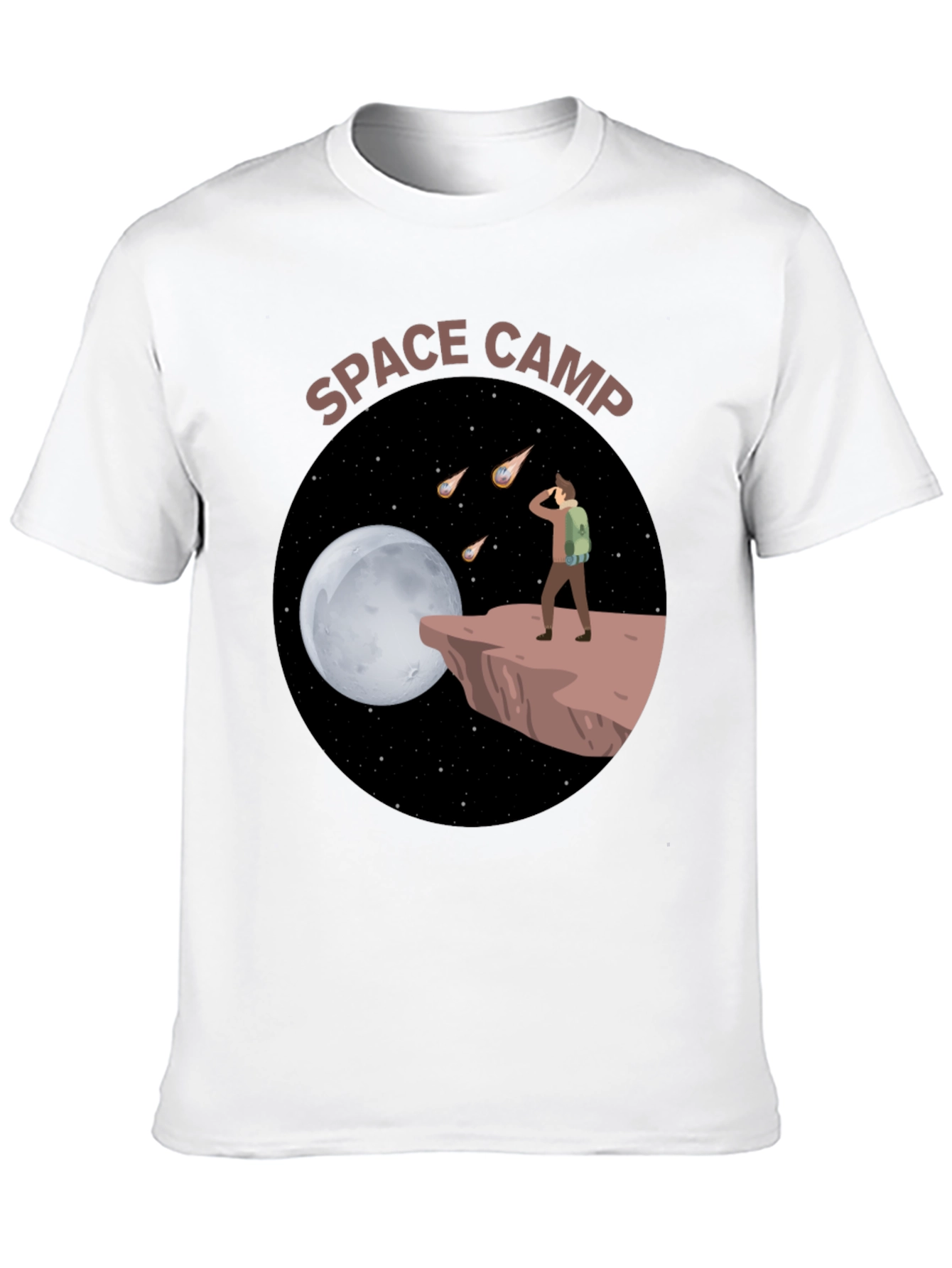Space Camp Graphic Tee - Explore the Cosmos!