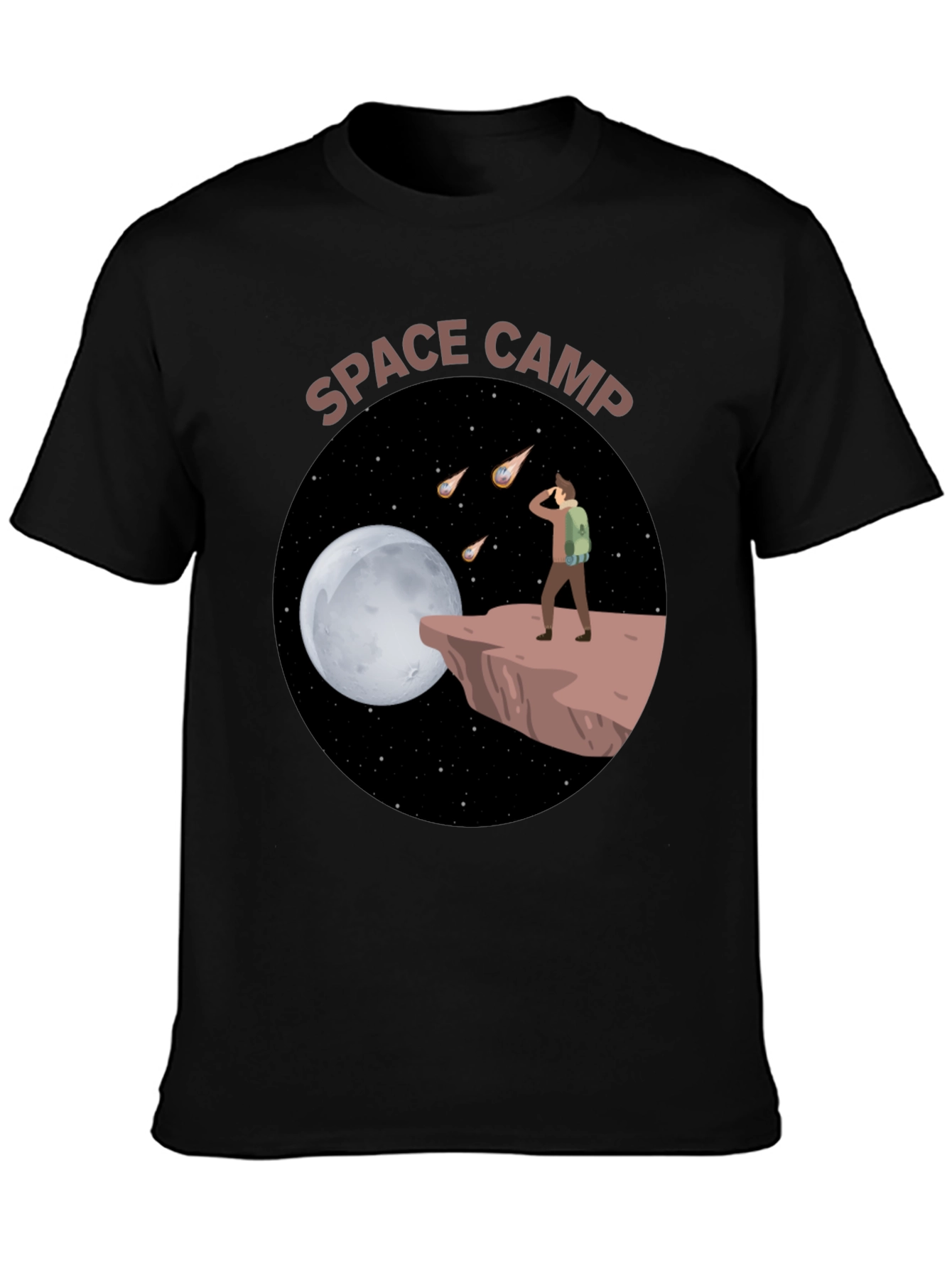 Space Camp Graphic Tee - Explore the Cosmos!