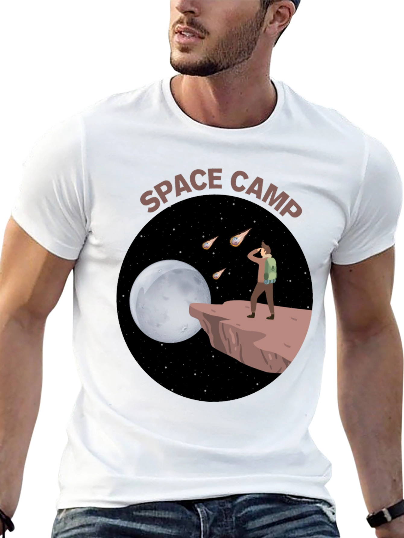 Space Camp Graphic Tee - Explore the Cosmos!