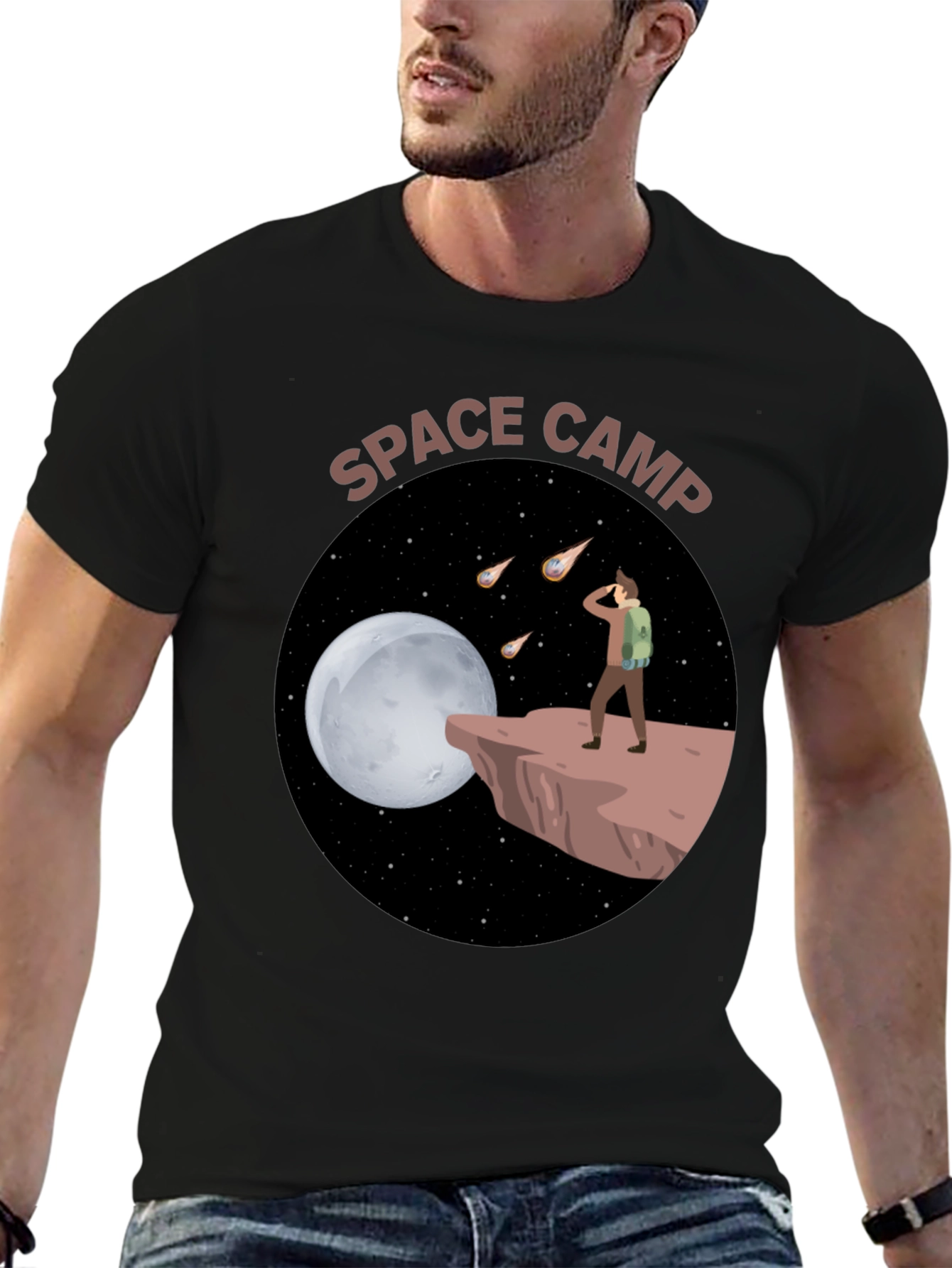 Space Camp Graphic Tee - Explore the Cosmos!