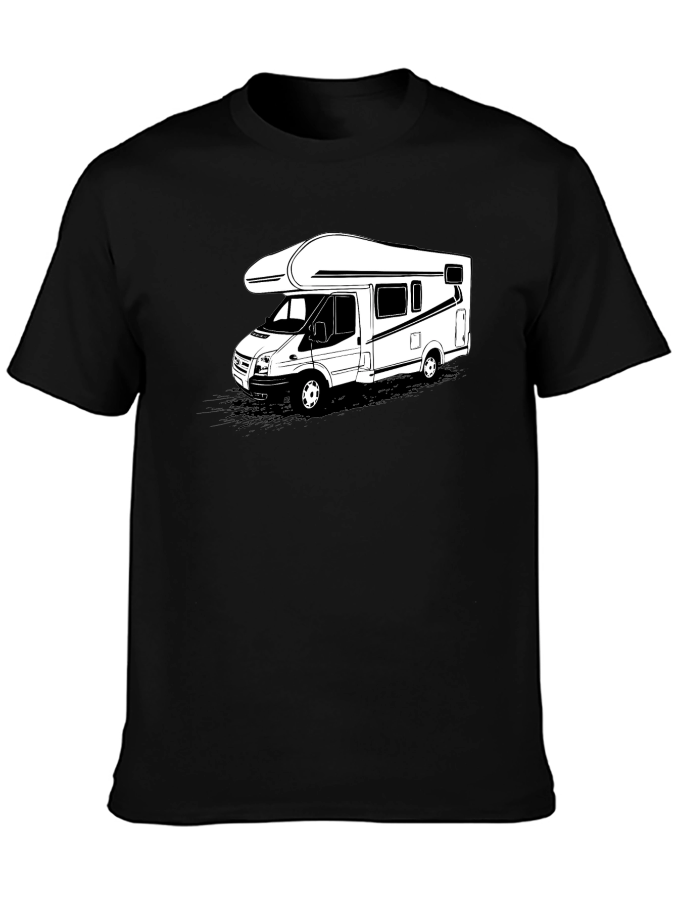 Camper Van Graphic Tee - Black T-Shirt