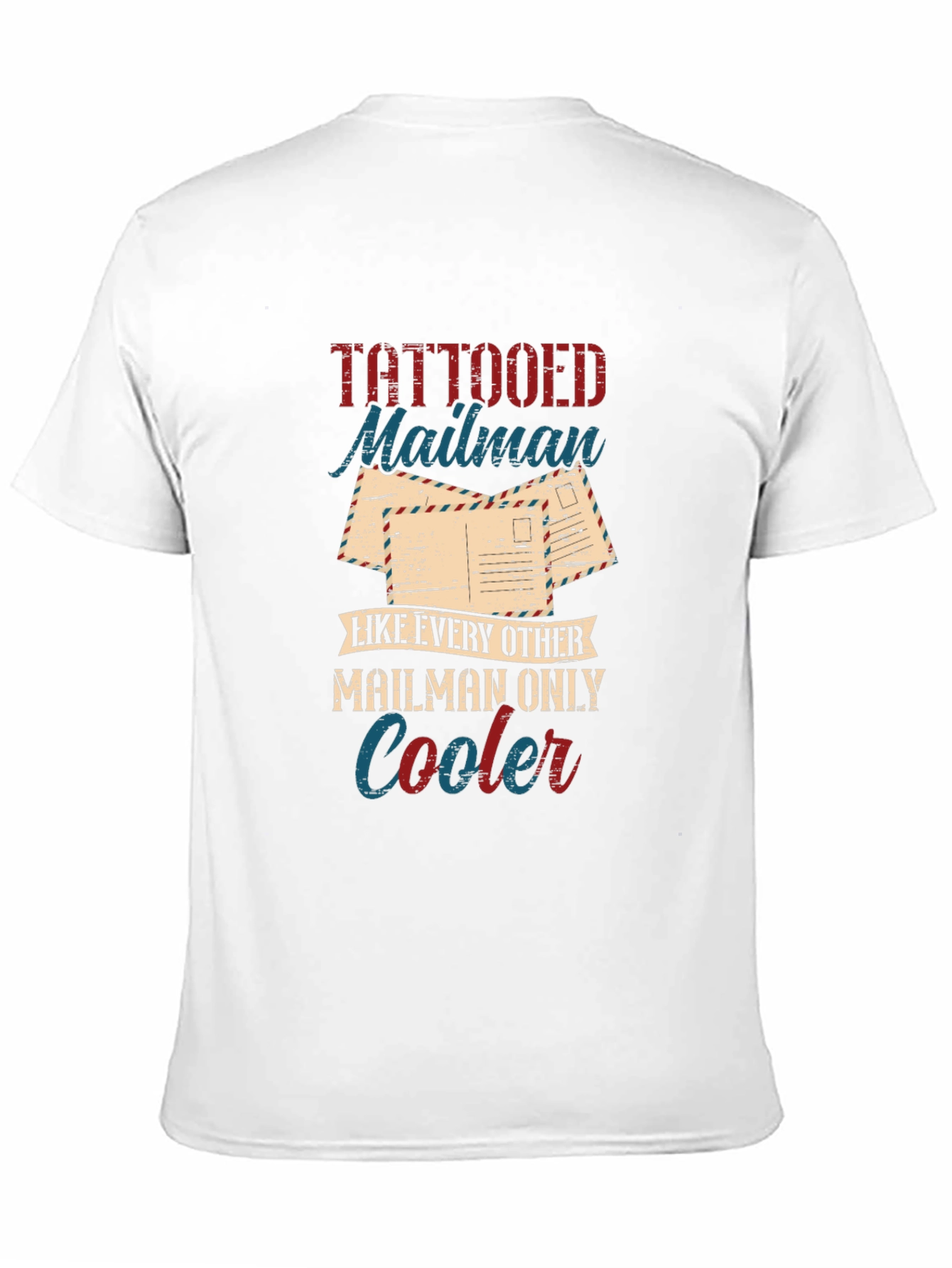 Tattooed Mailman Graphic T-Shirt