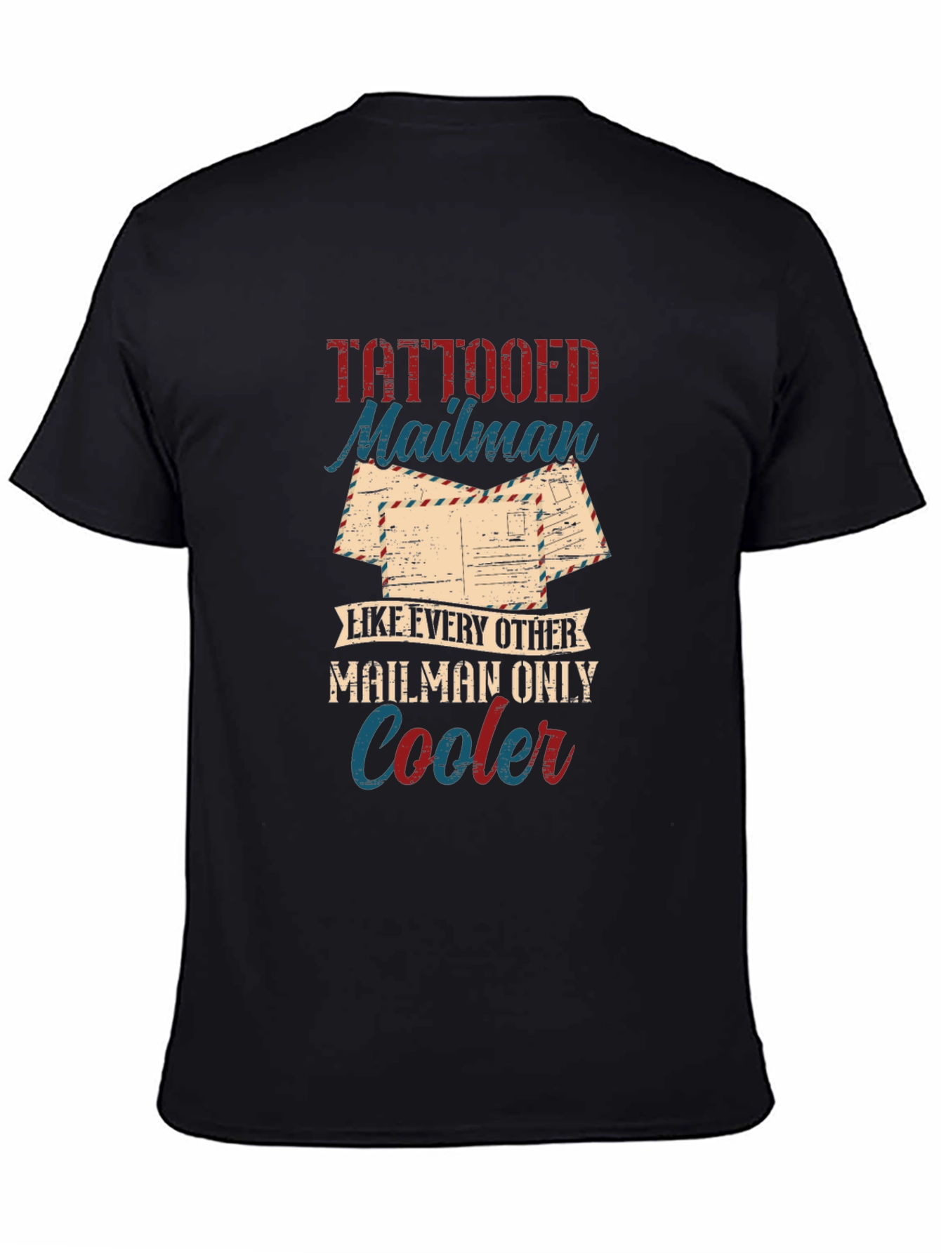 Tattooed Mailman Graphic T-Shirt