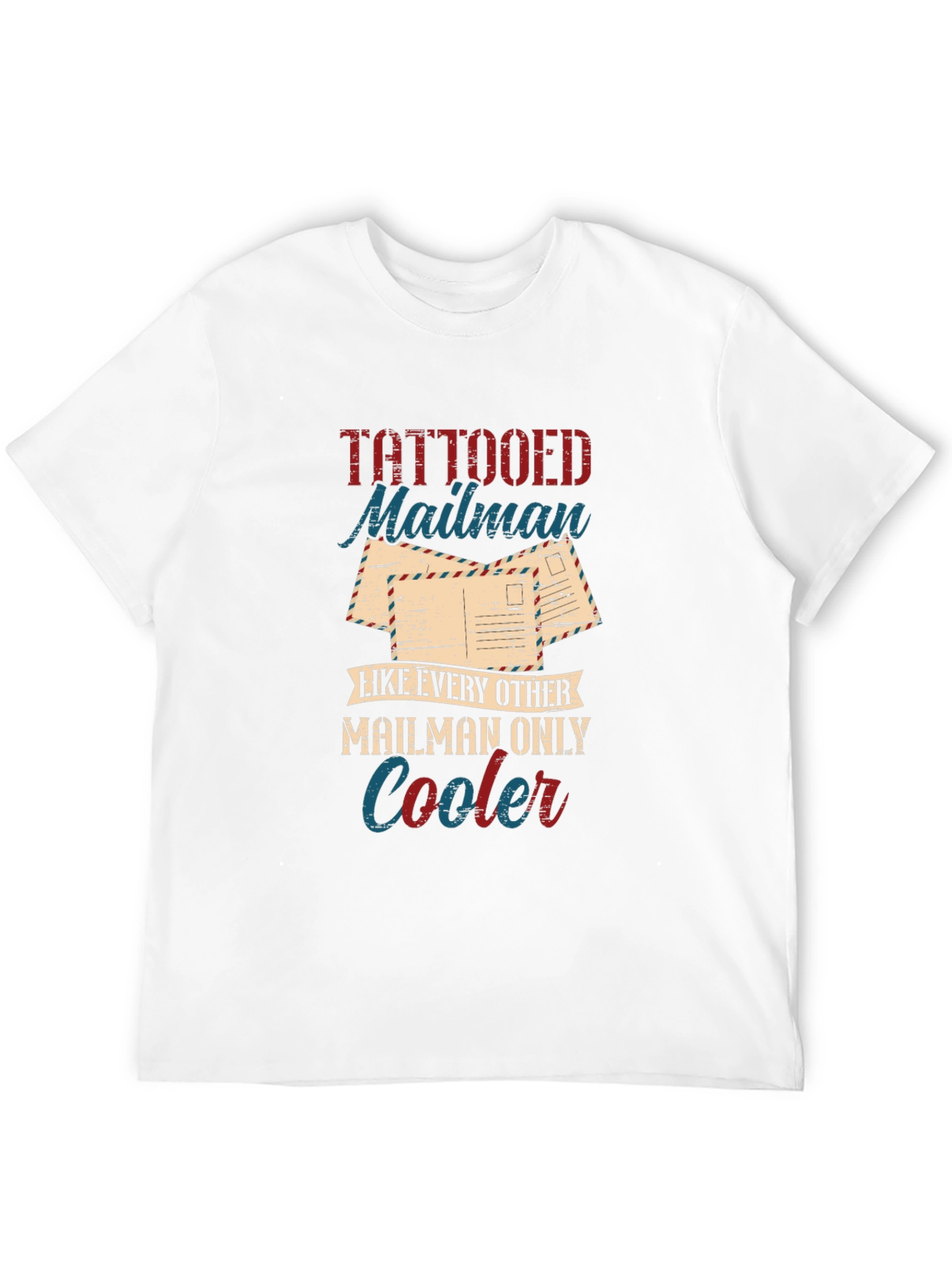 Tattooed Mailman Graphic T-Shirt
