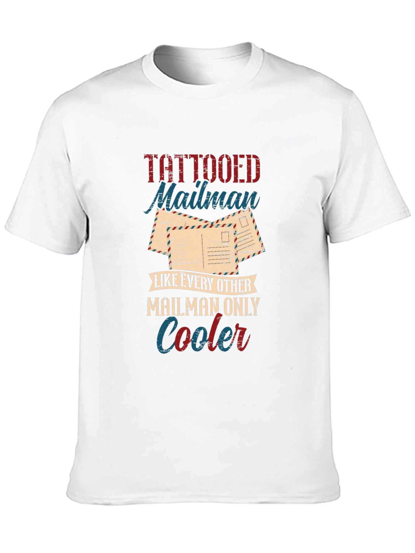 Tattooed Mailman Graphic T-Shirt