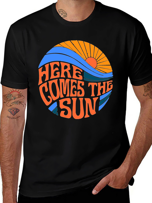 Retro Here Comes The Sun Graphic Tee