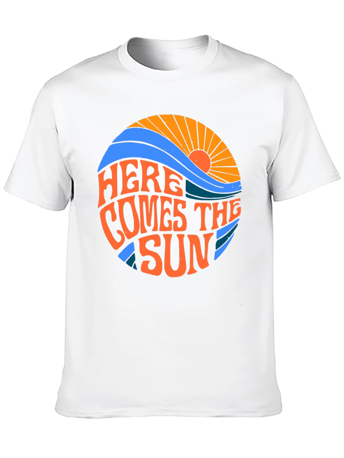 Retro Here Comes The Sun Graphic Tee
