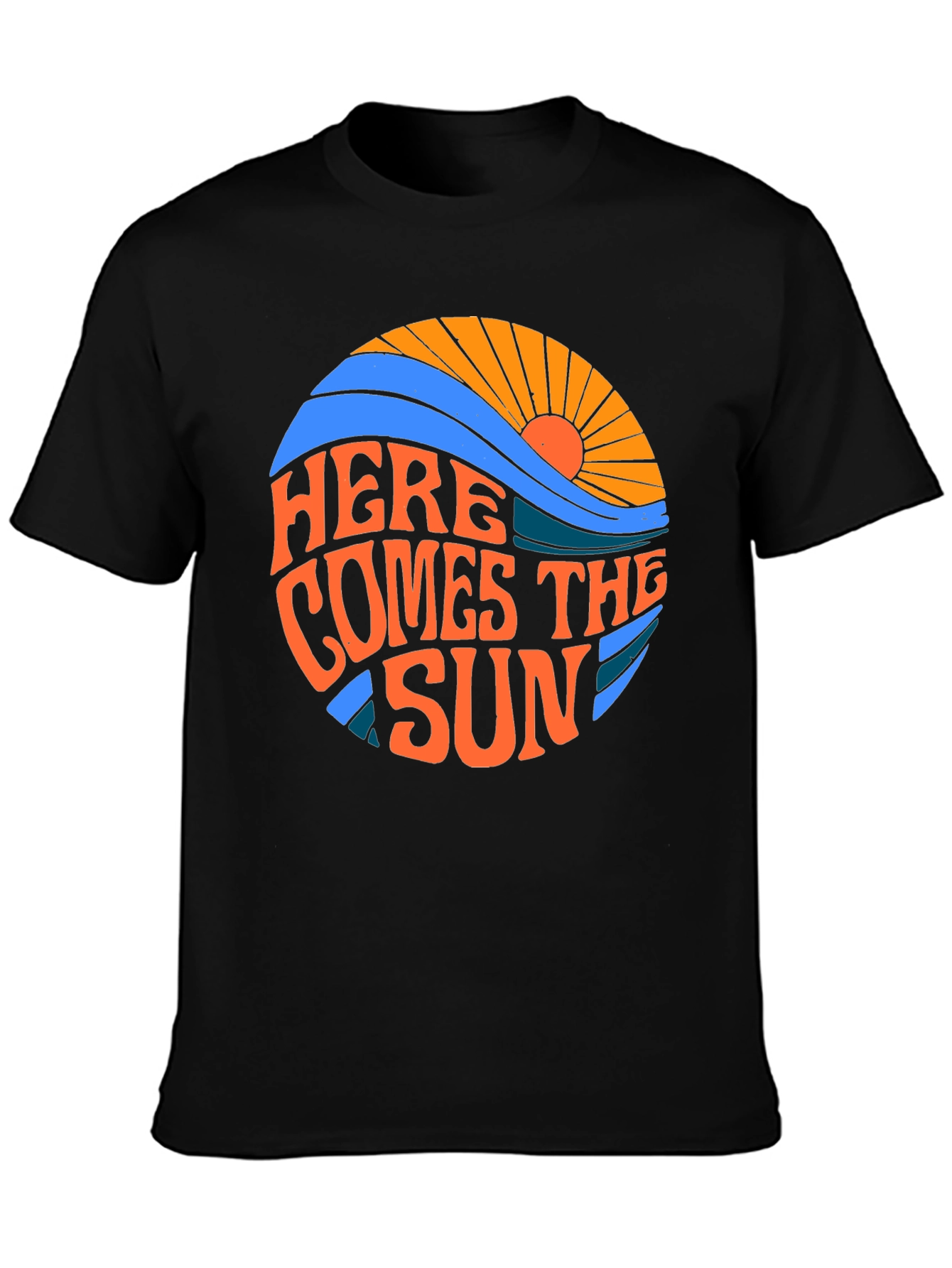 Retro Here Comes The Sun Graphic Tee