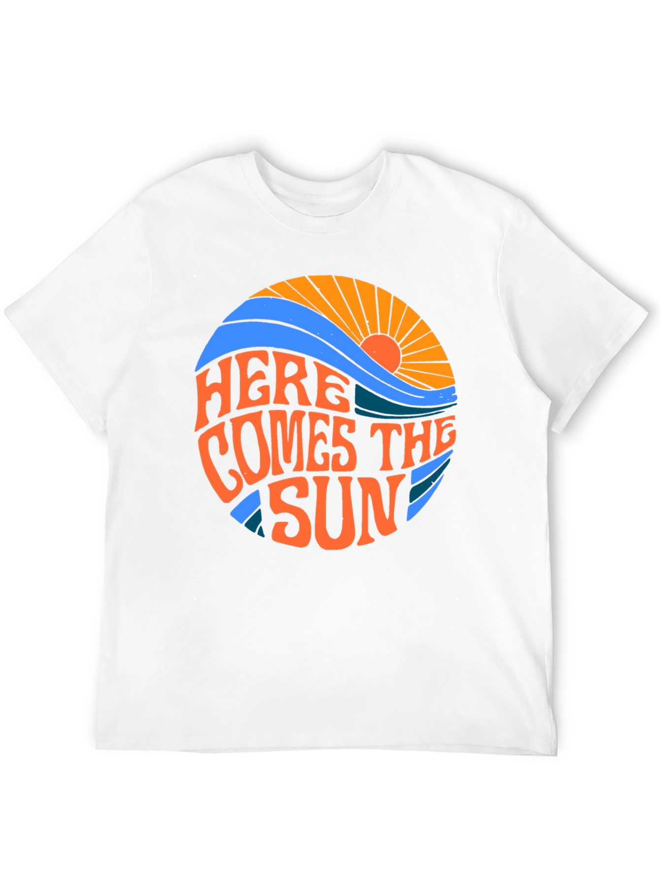 Retro Here Comes The Sun Graphic Tee