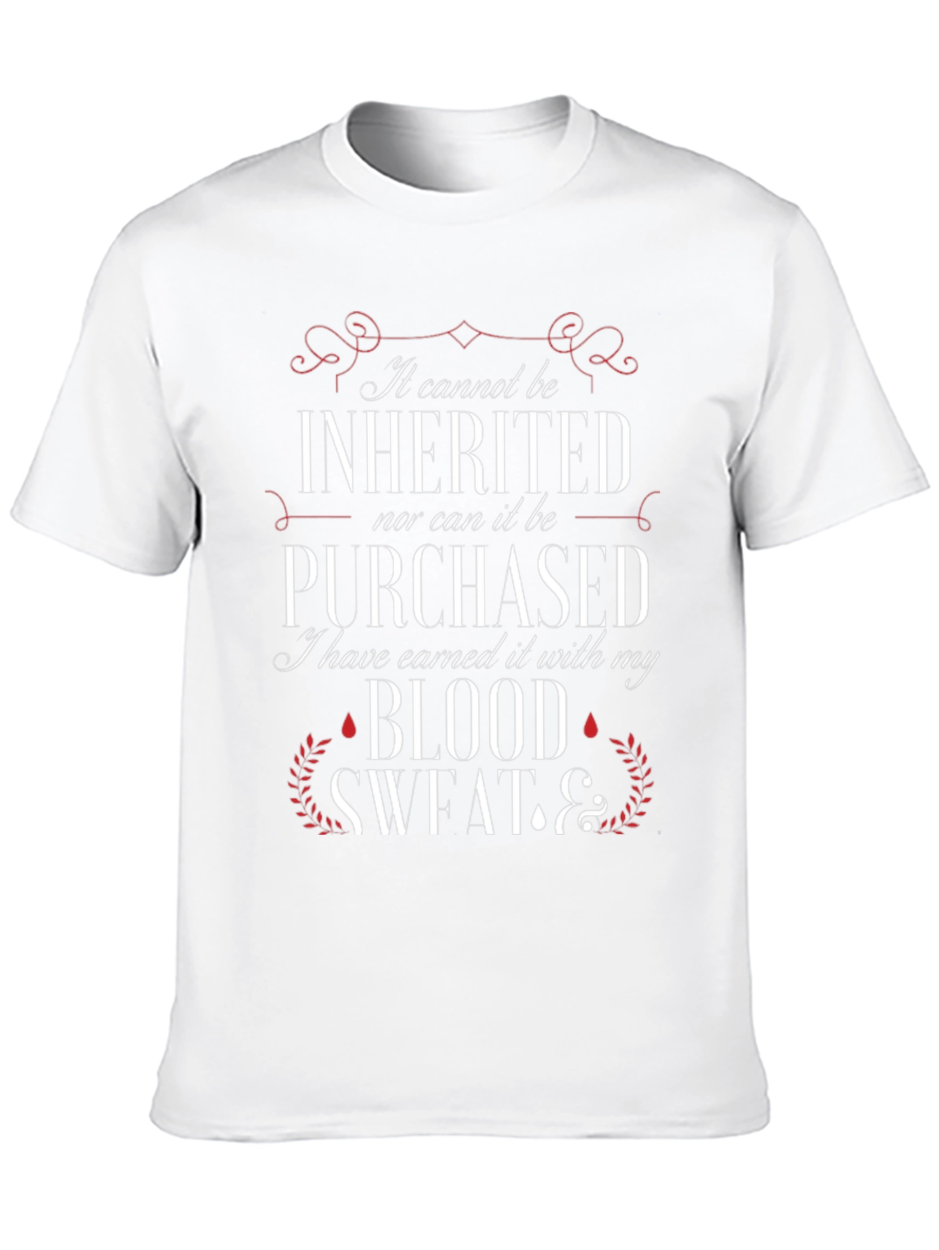 Earned T-Shirt: Blood Sweat & Grit