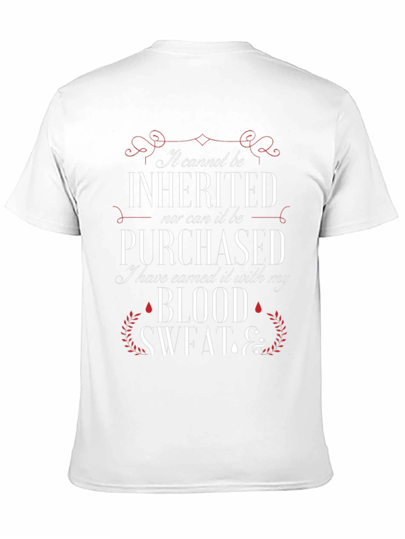Earned T-Shirt: Blood Sweat & Grit
