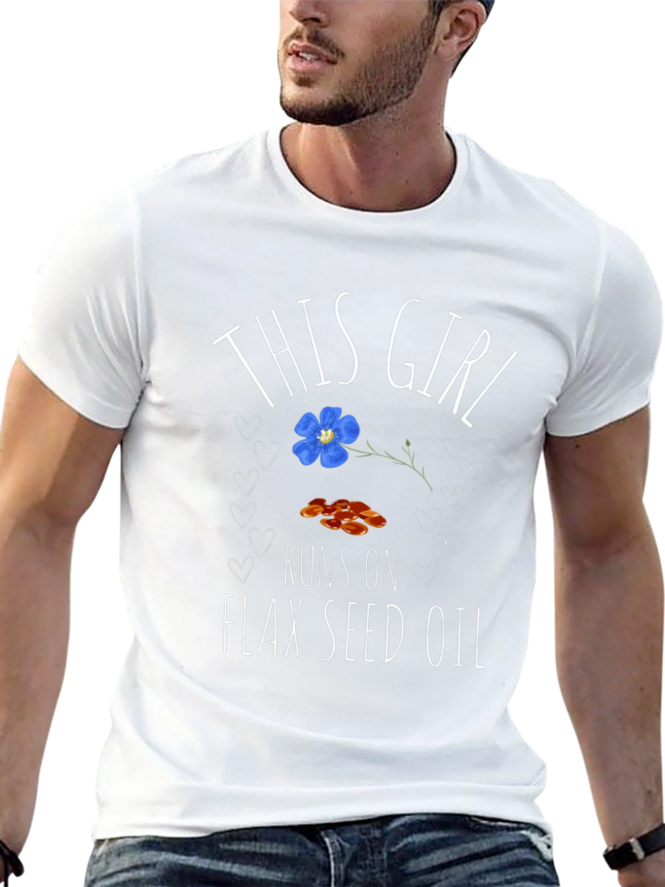 Flax Seed Oil T-Shirt - This Girl Runs On