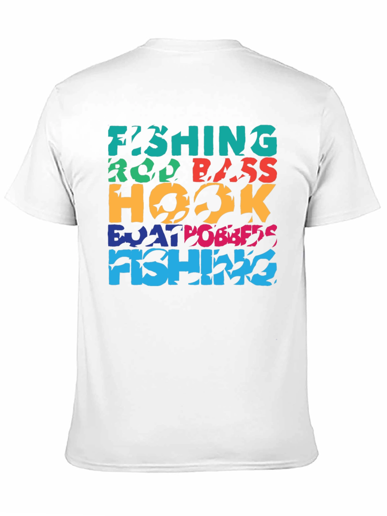 Fishing T-Shirt | Rod Bass Hook Boat Design