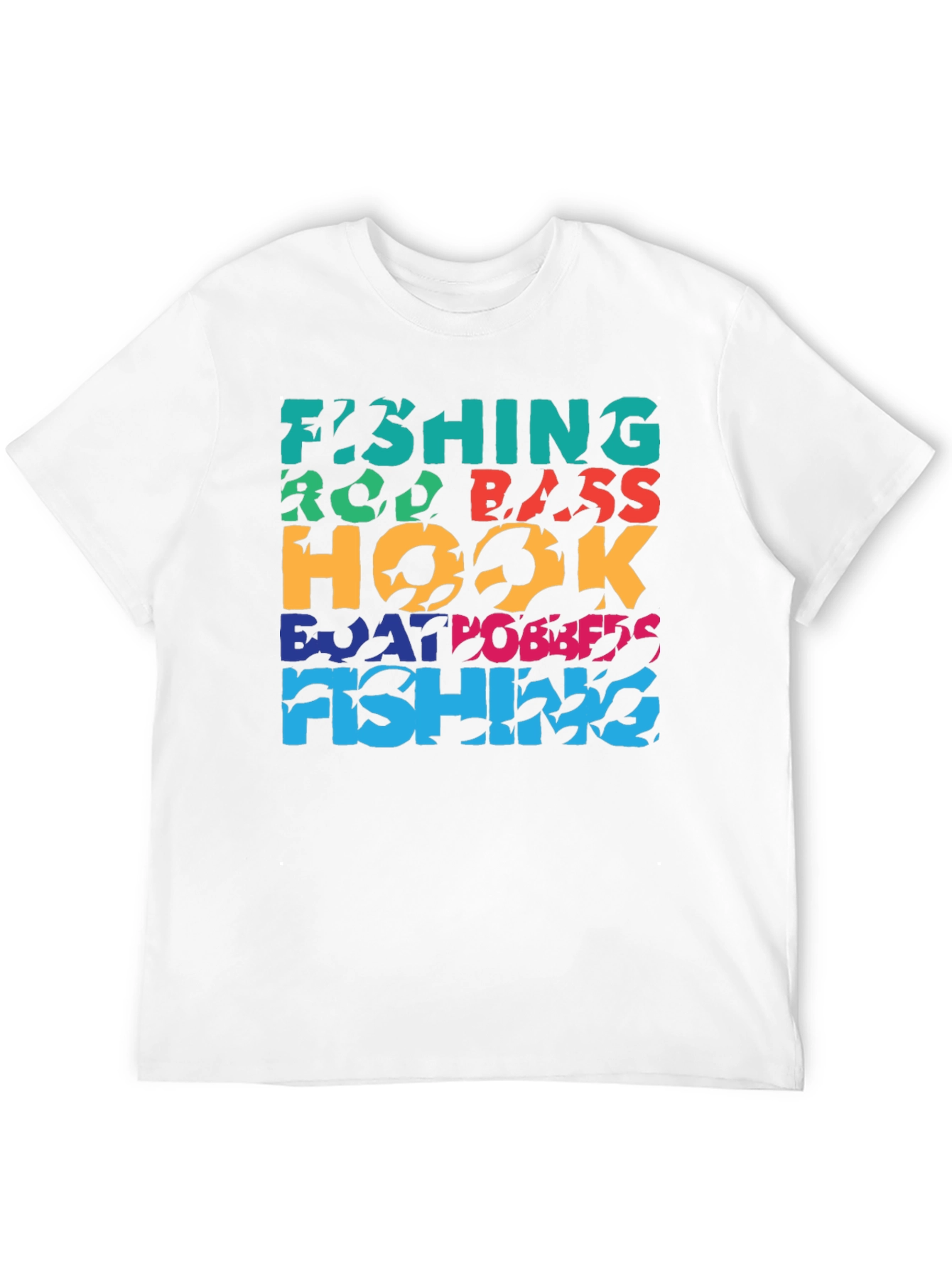 Fishing T-Shirt | Rod Bass Hook Boat Design