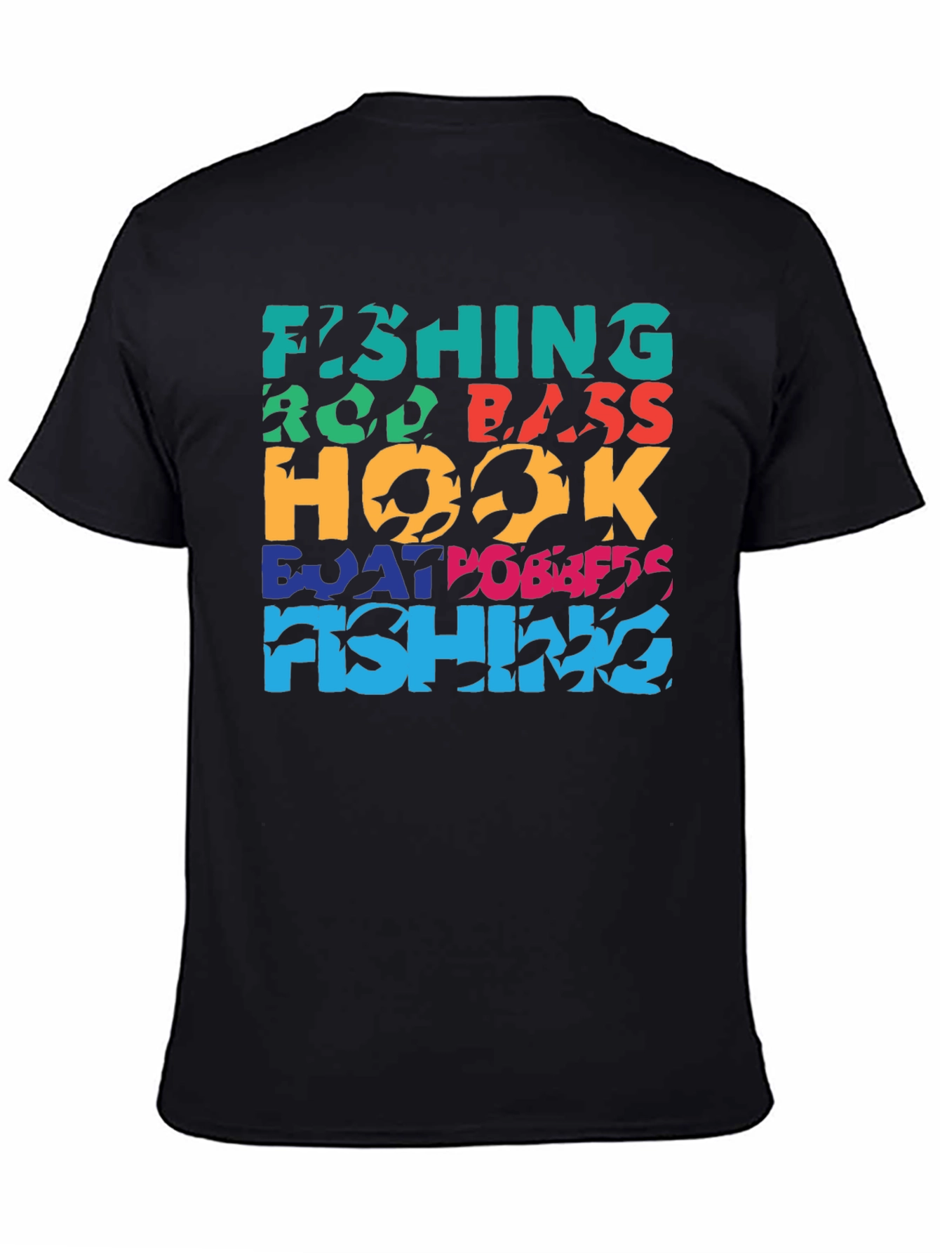 Fishing T-Shirt | Rod Bass Hook Boat Design