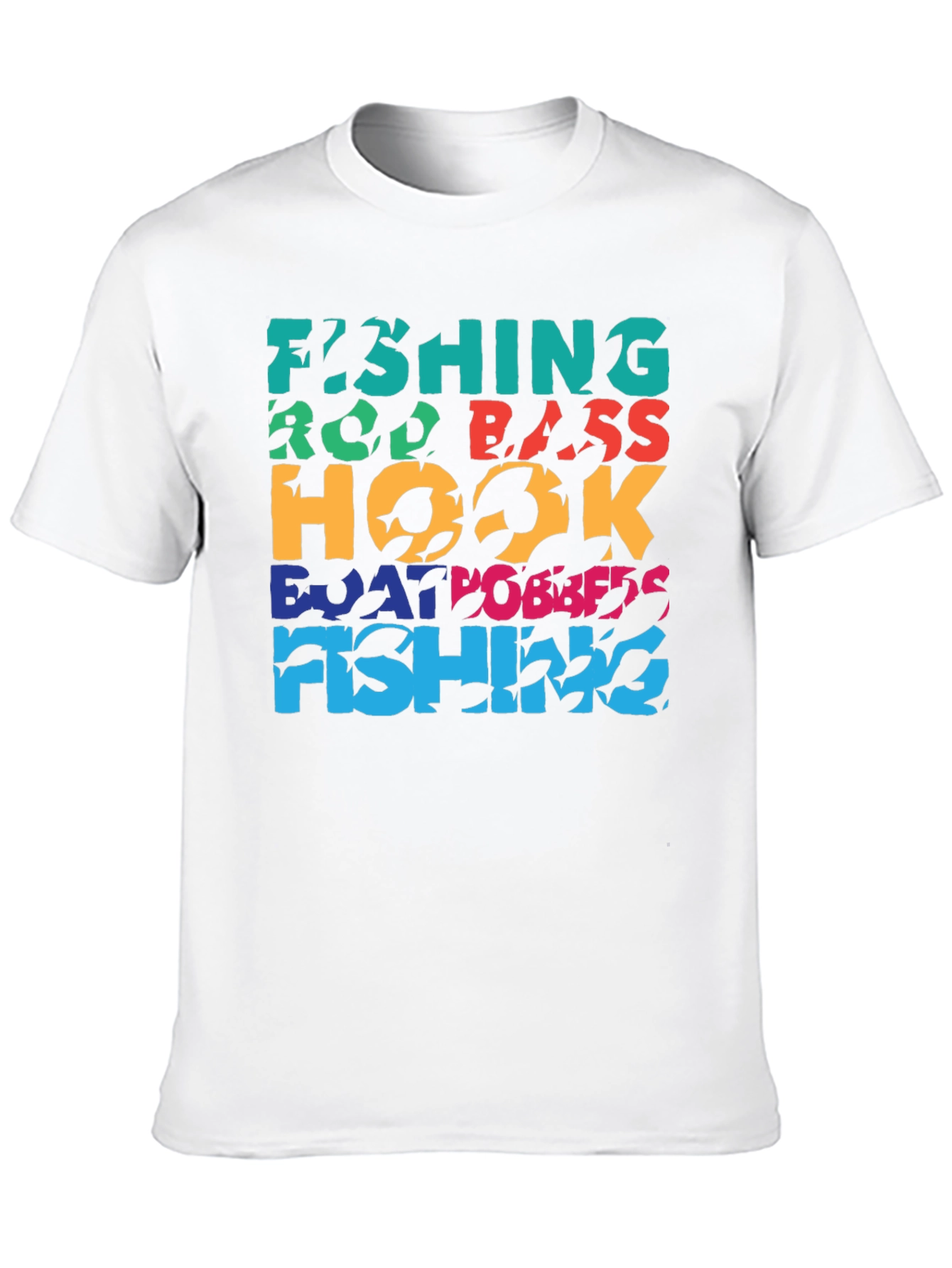 Fishing T-Shirt | Rod Bass Hook Boat Design