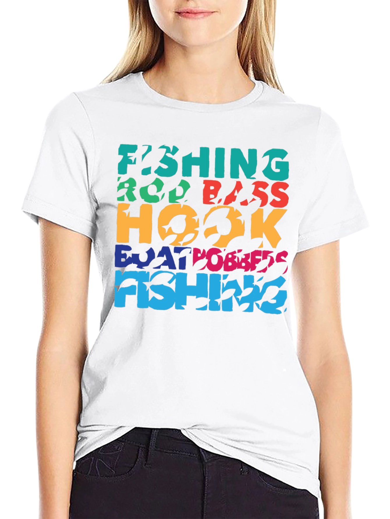 Fishing T-Shirt | Rod Bass Hook Boat Design