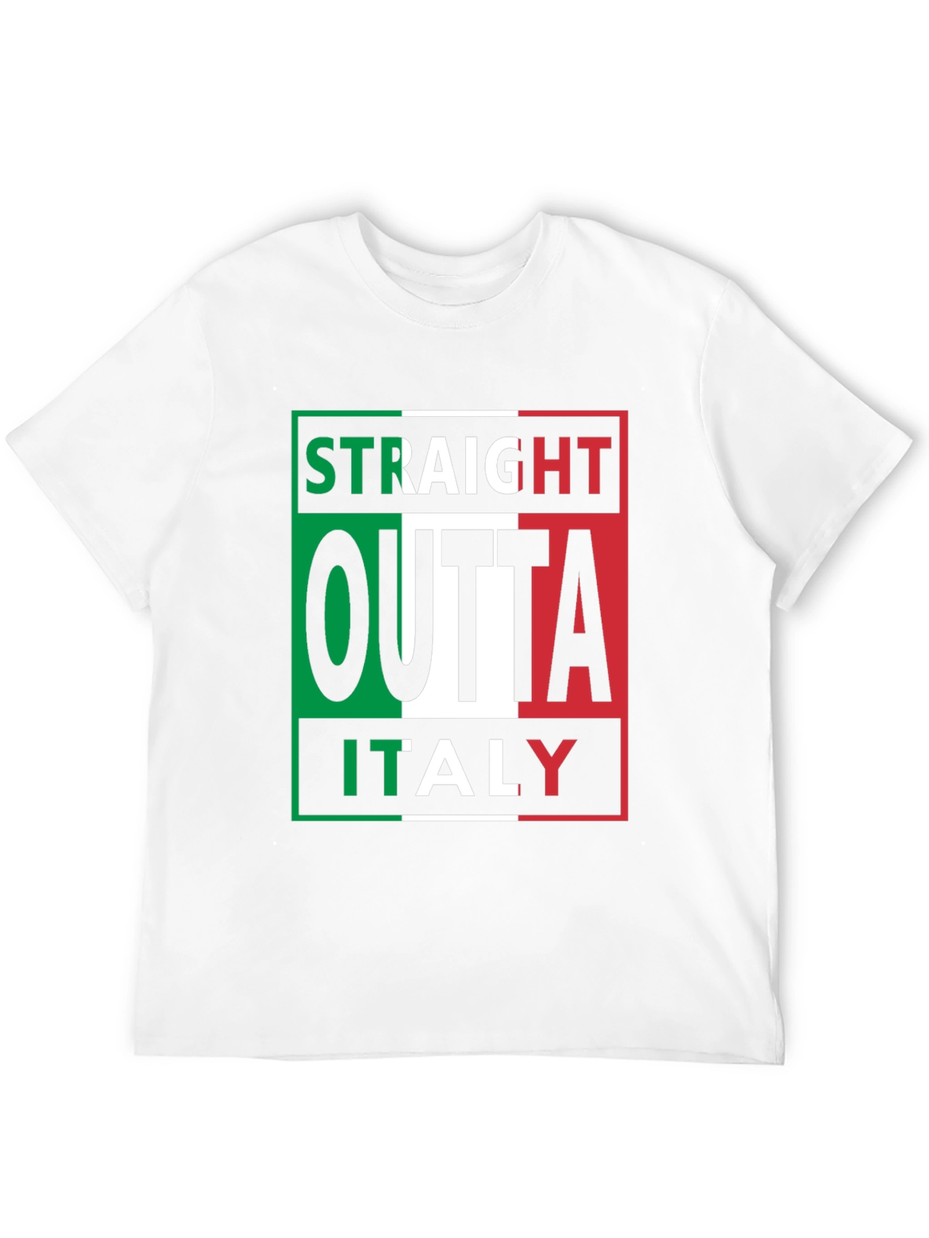 Straight Outta Italy Black T-Shirt