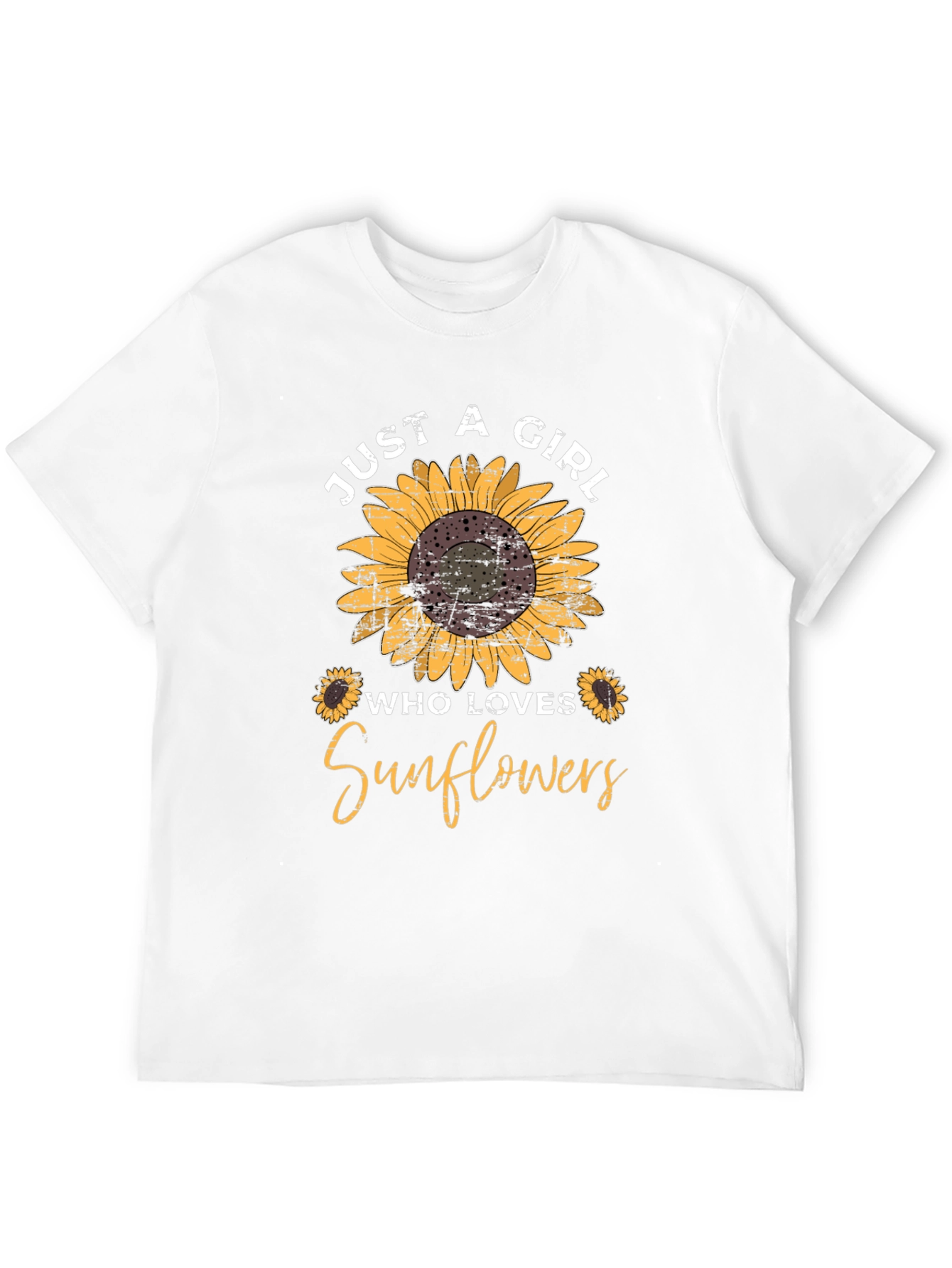 Just a Girl Who Loves Sunflowers T-Shirt