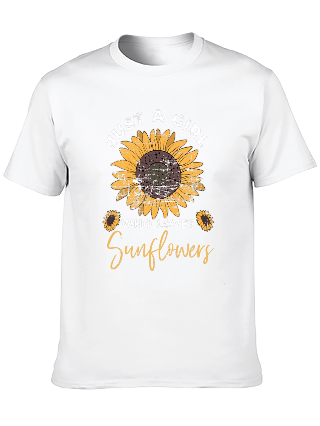 Just a Girl Who Loves Sunflowers T-Shirt