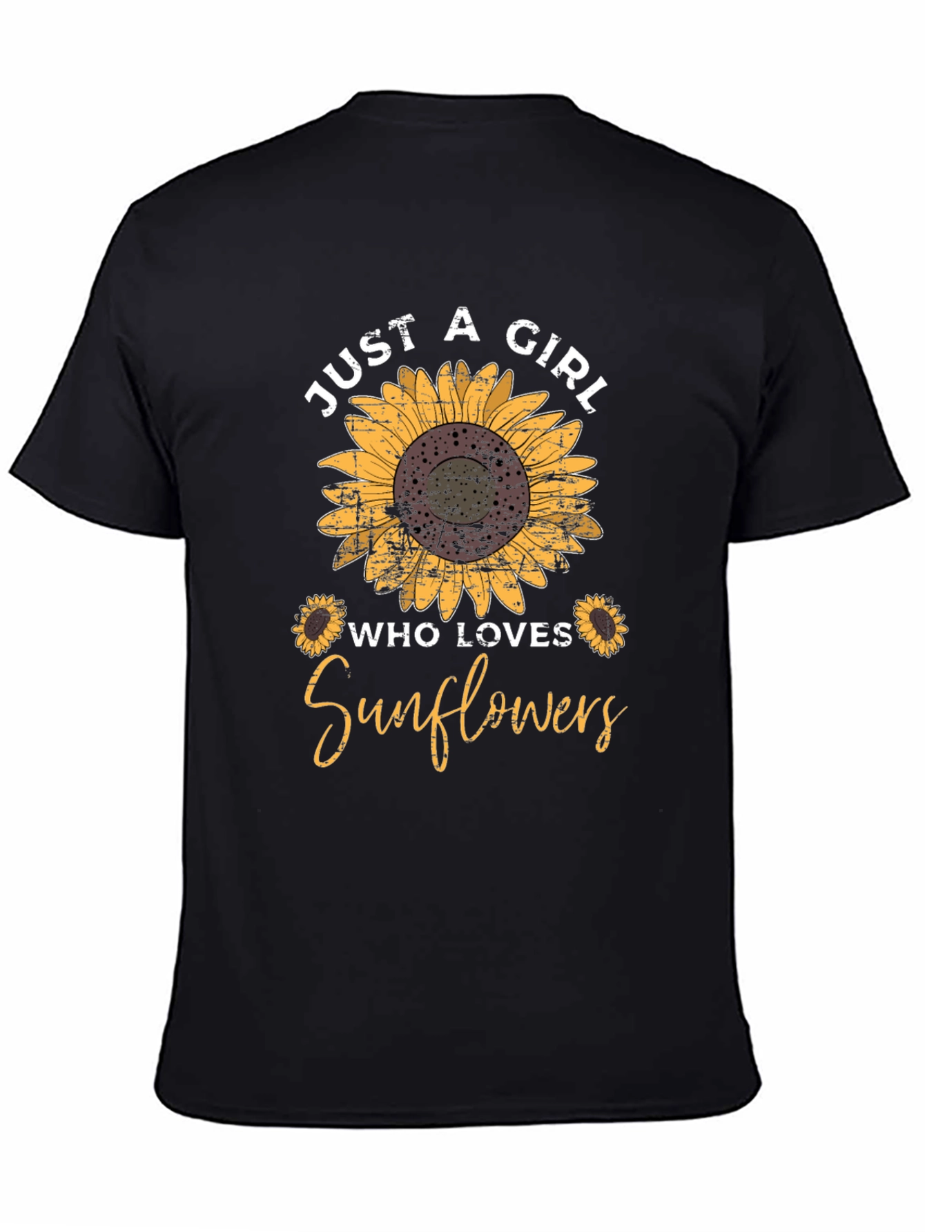 Just a Girl Who Loves Sunflowers T-Shirt