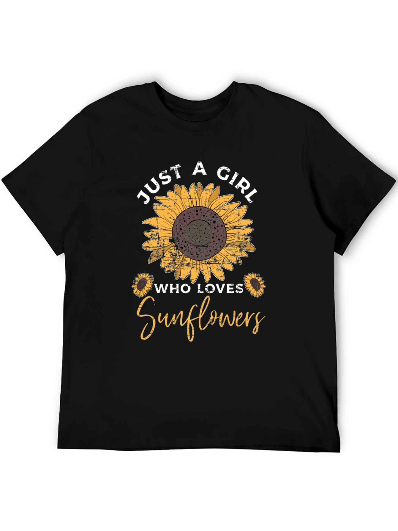 Just a Girl Who Loves Sunflowers T-Shirt