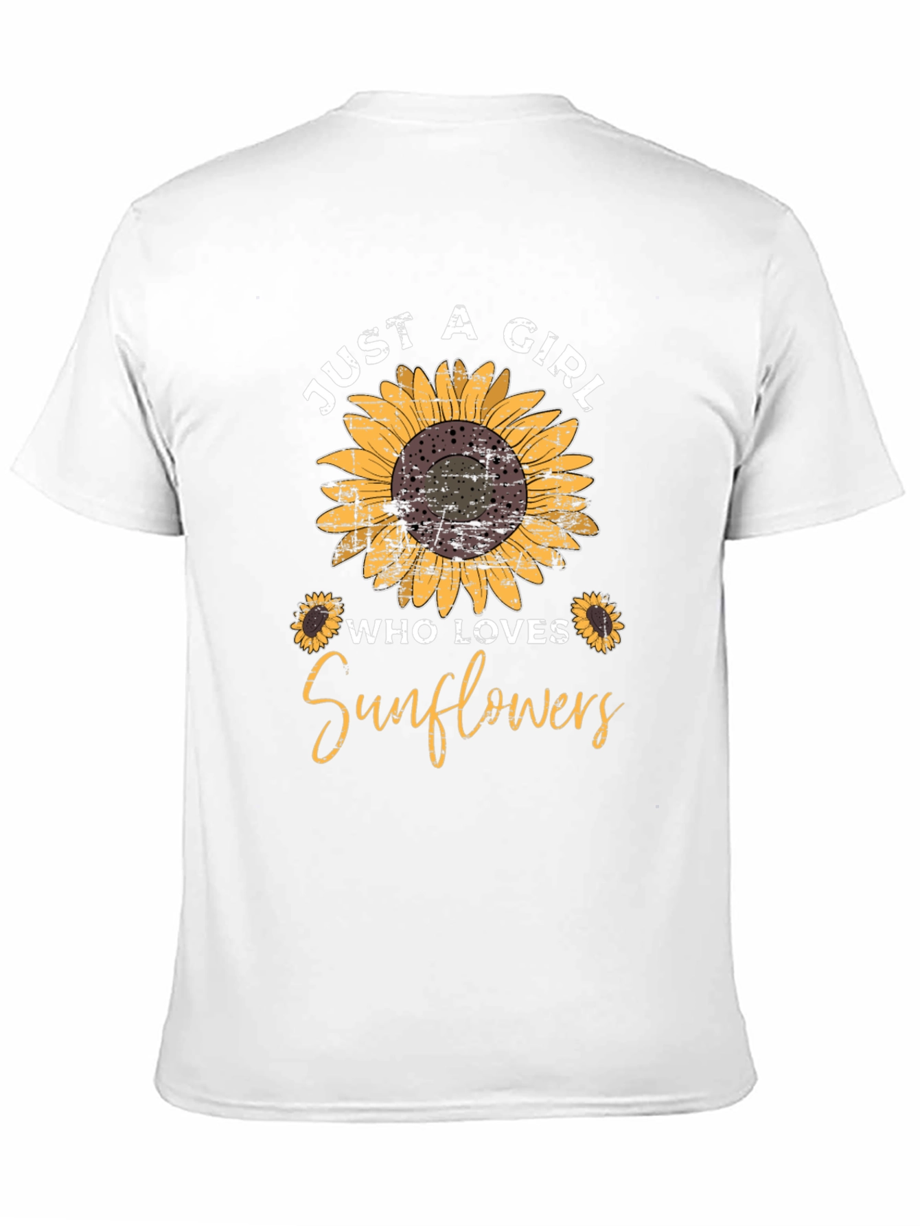 Just a Girl Who Loves Sunflowers T-Shirt