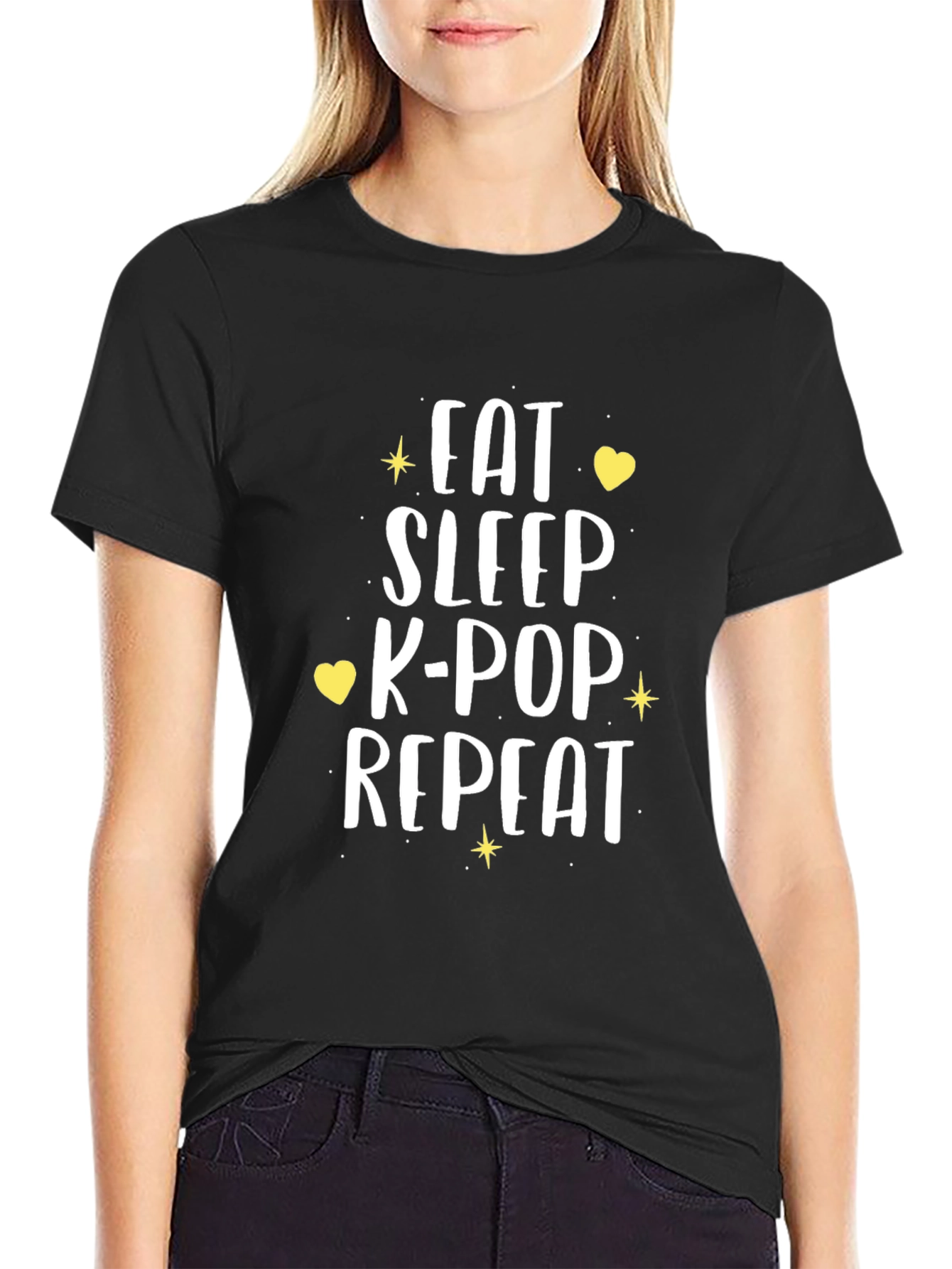 Eat Sleep K-Pop Repeat T-Shirt