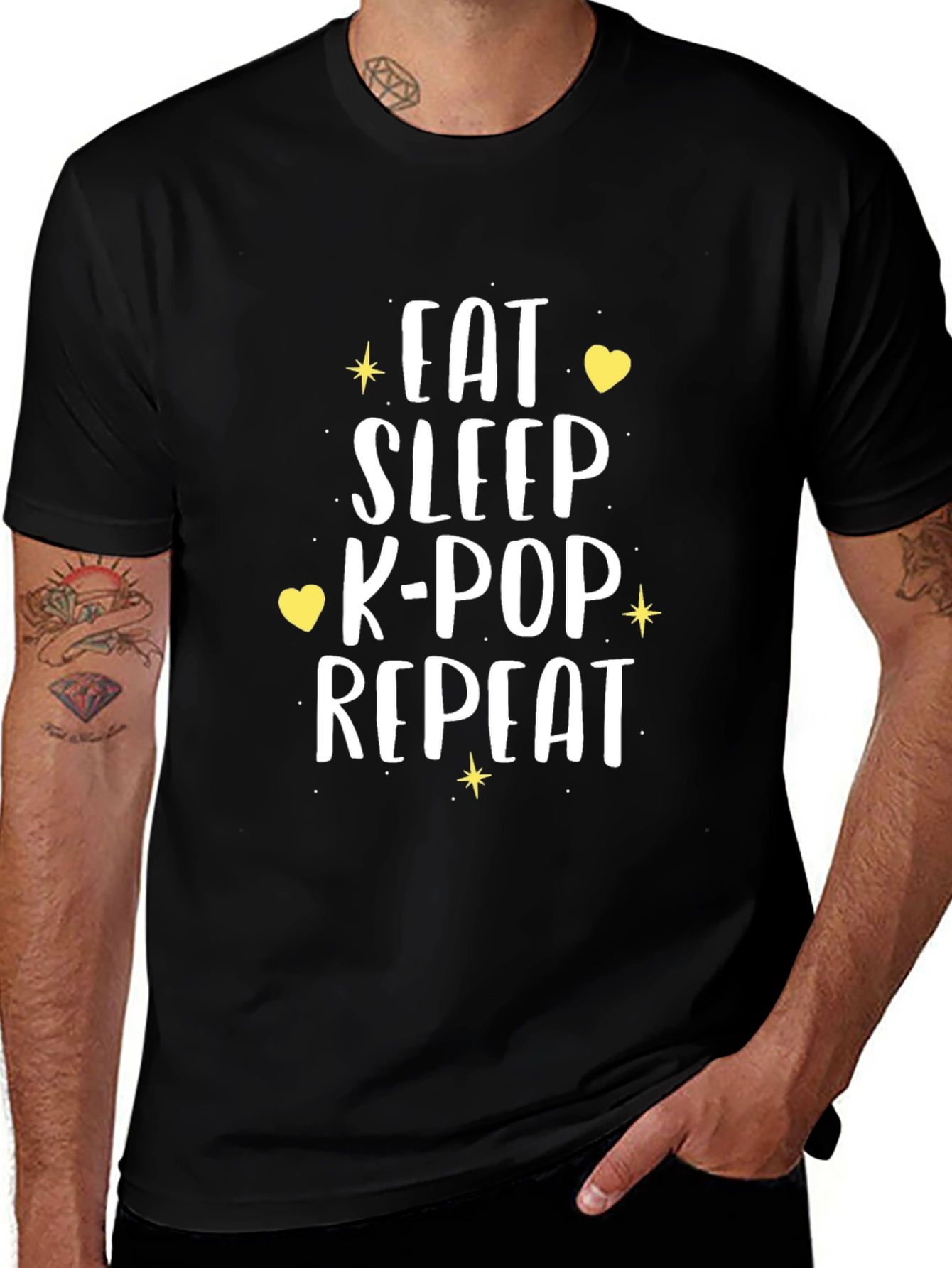 Eat Sleep K-Pop Repeat T-Shirt