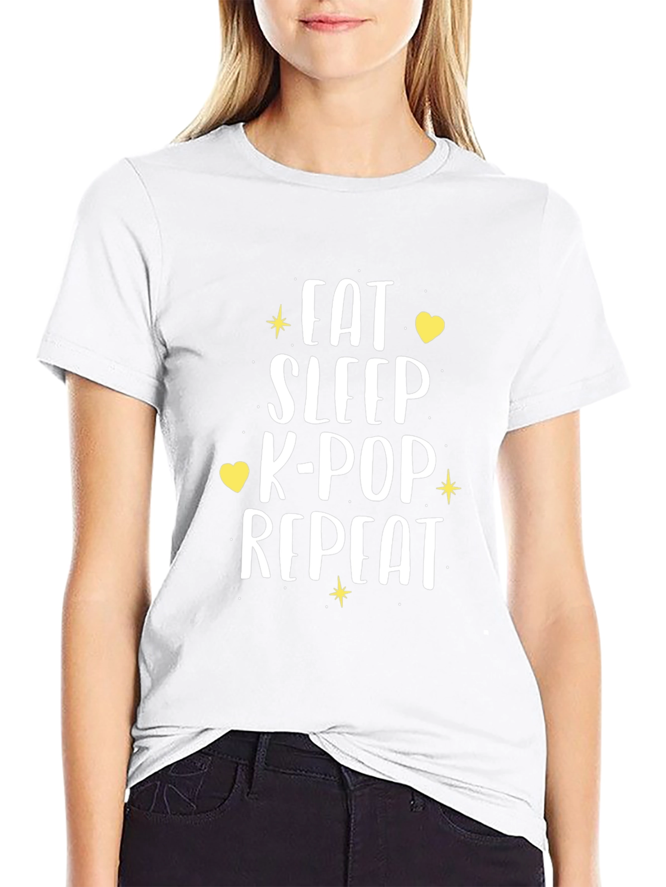 Eat Sleep K-Pop Repeat T-Shirt