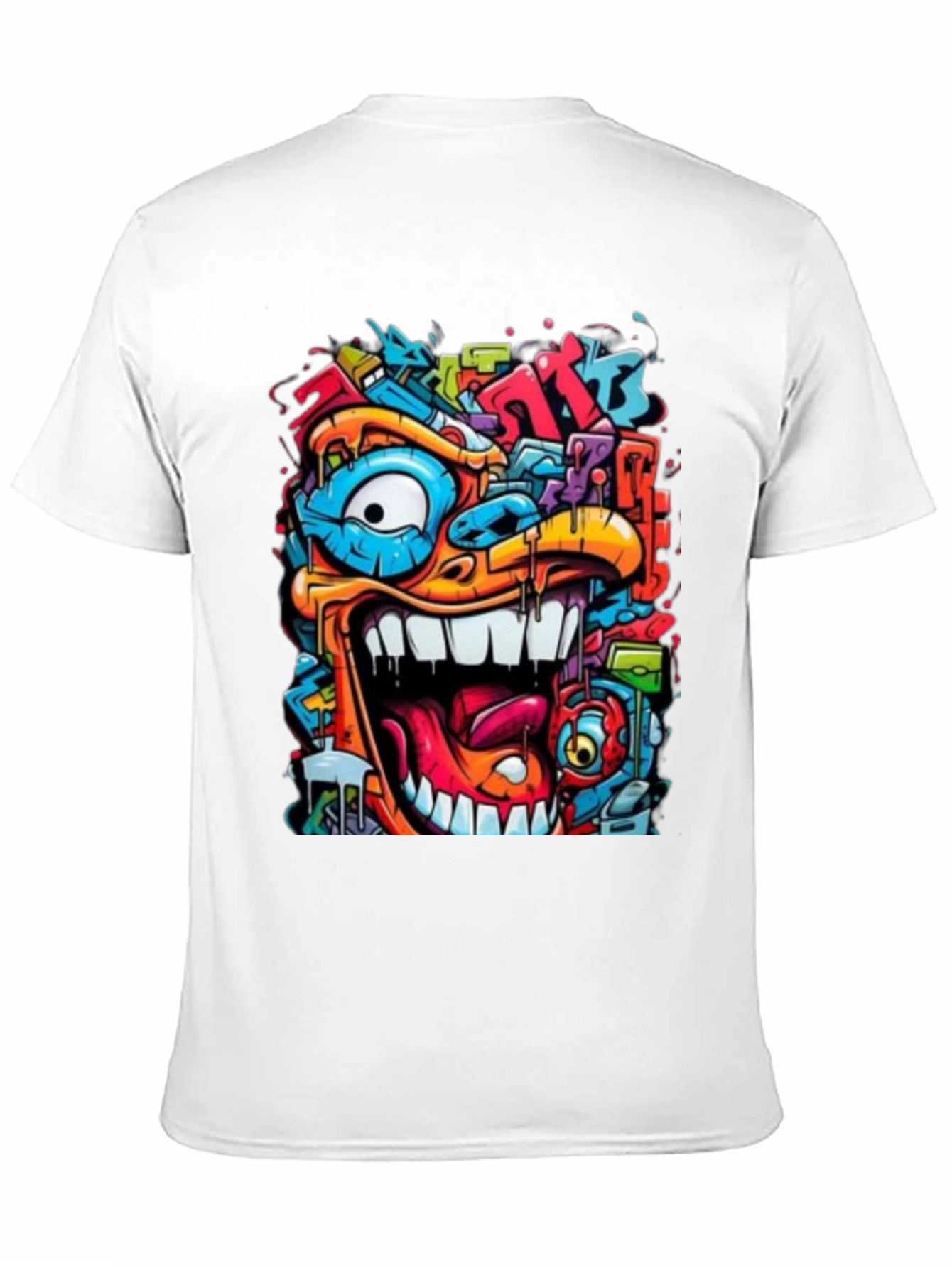 Colorful Graffiti Style T-Shirt