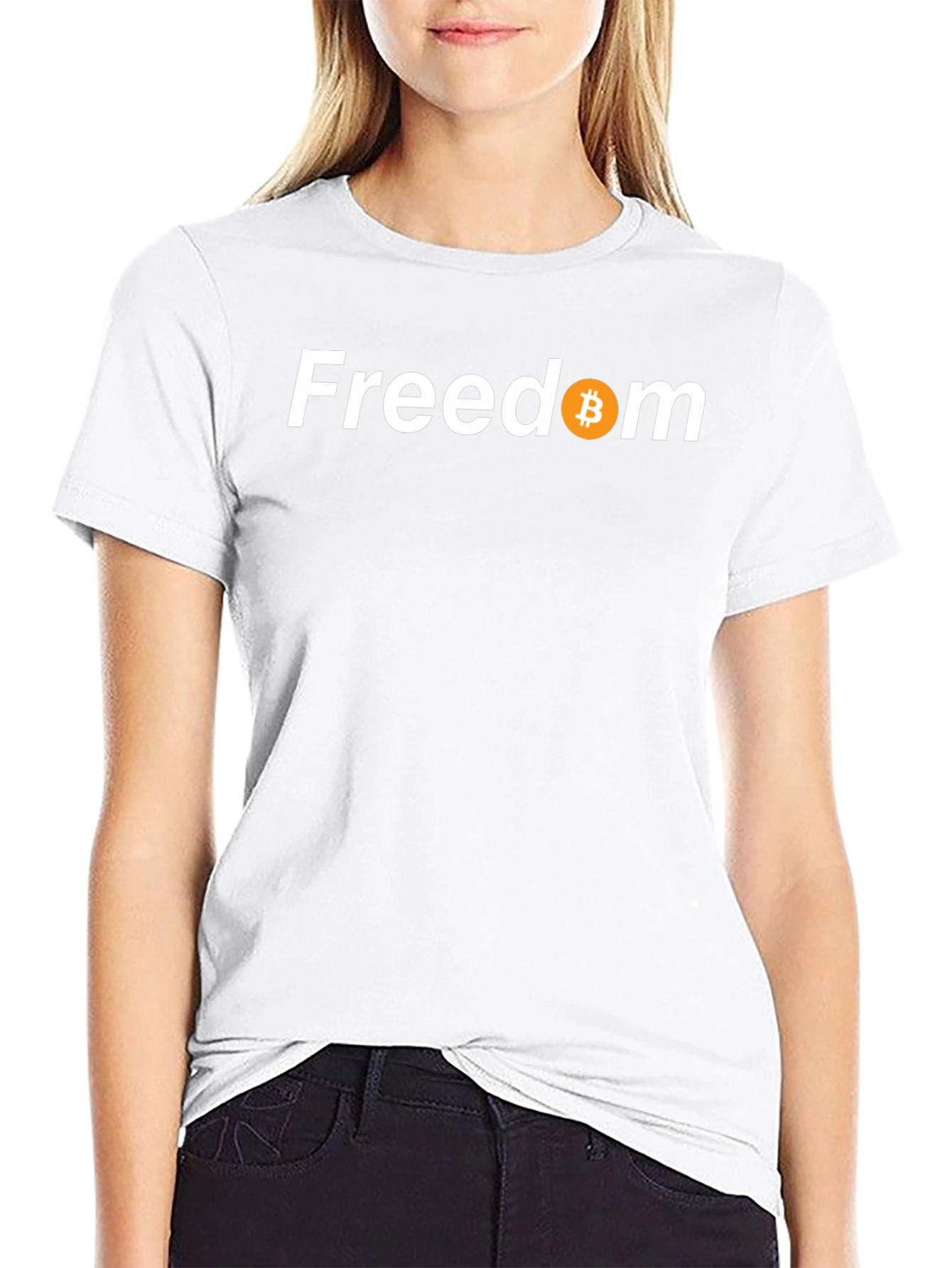 Freedom Bitcoin Tee - Crypto Enthusiast Apparel