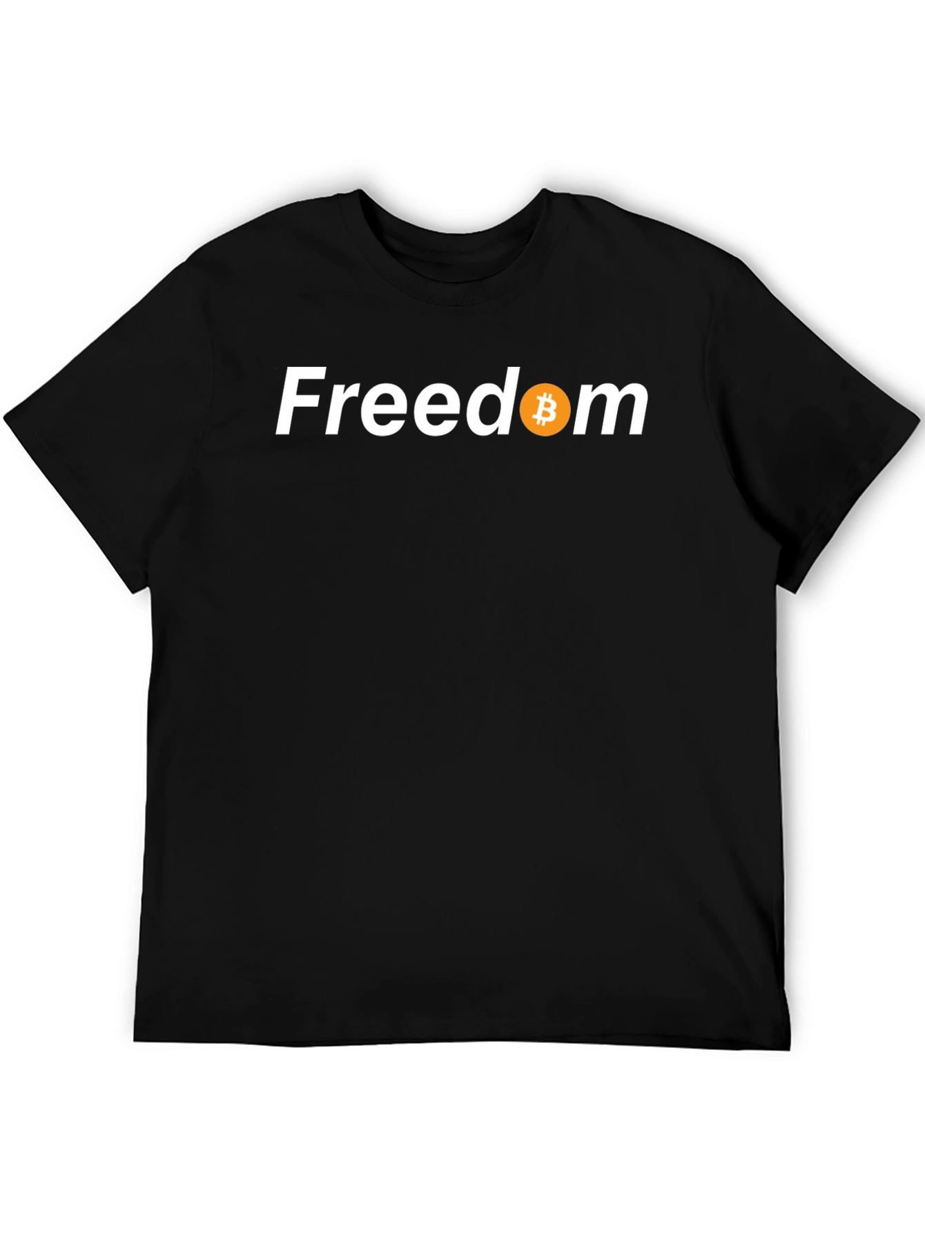 Freedom Bitcoin Tee - Crypto Enthusiast Apparel