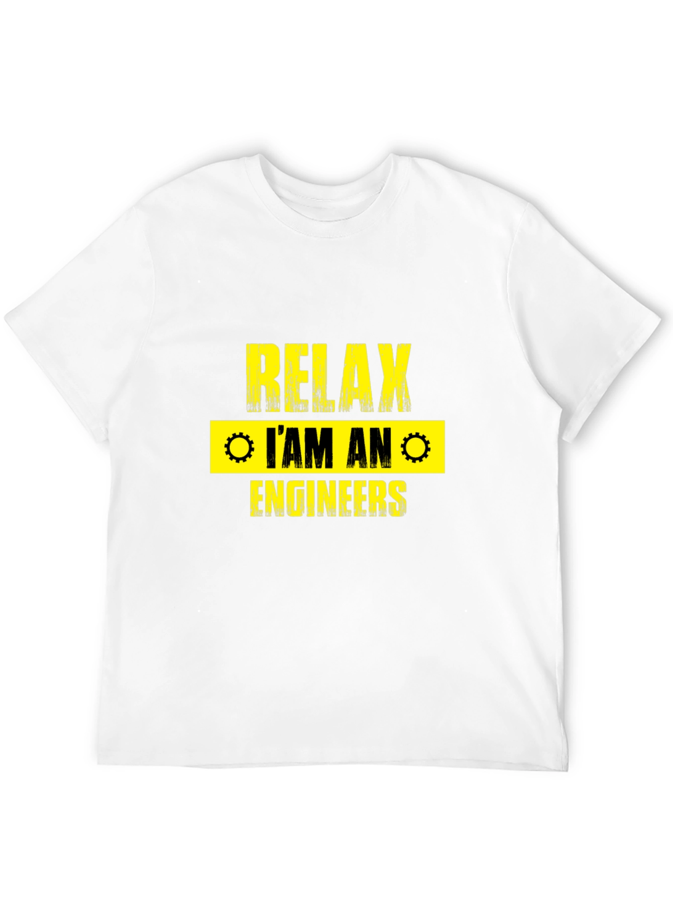 Relax Im An Engineer T-Shirt - Black