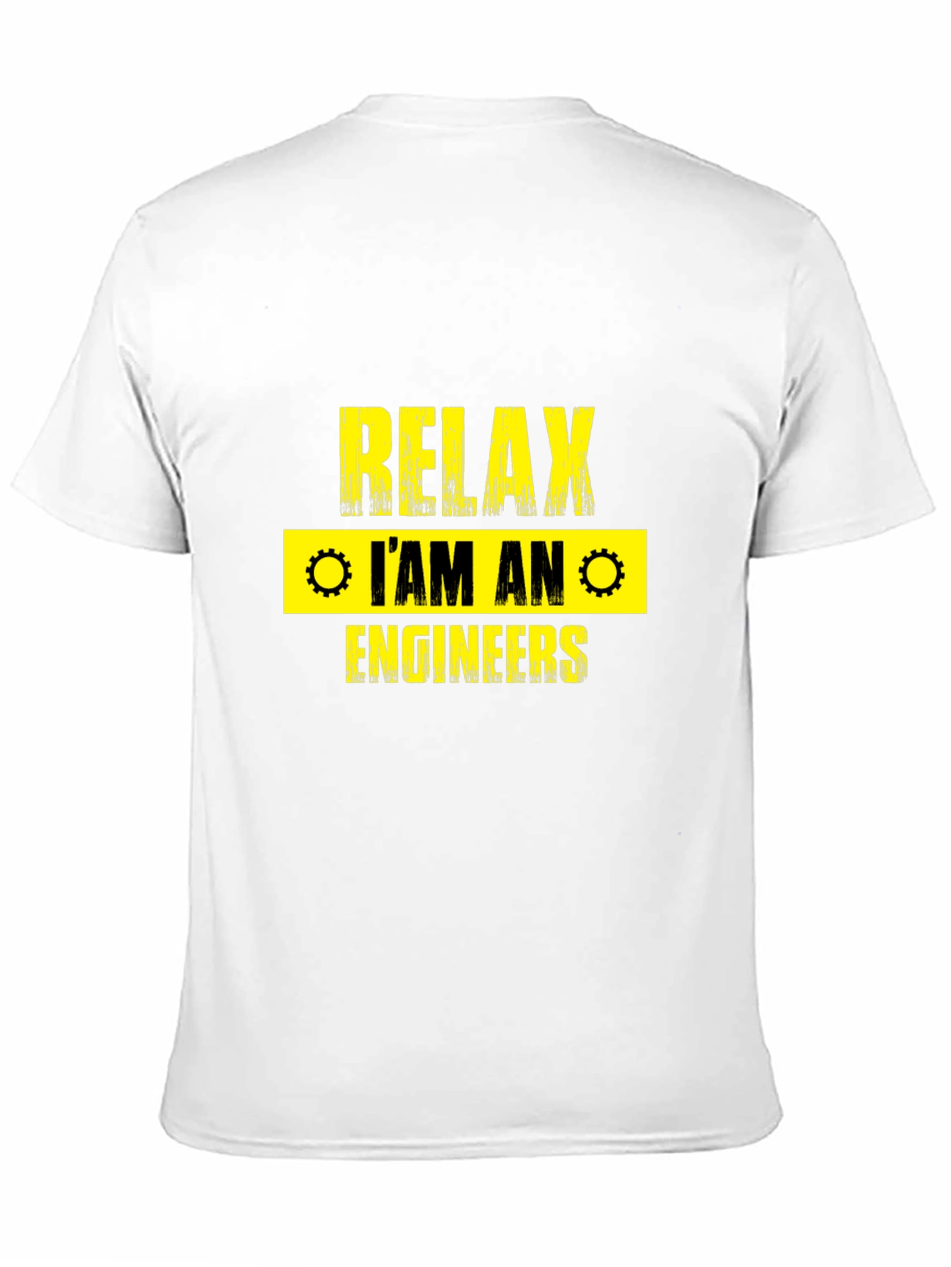 Relax Im An Engineer T-Shirt - Black