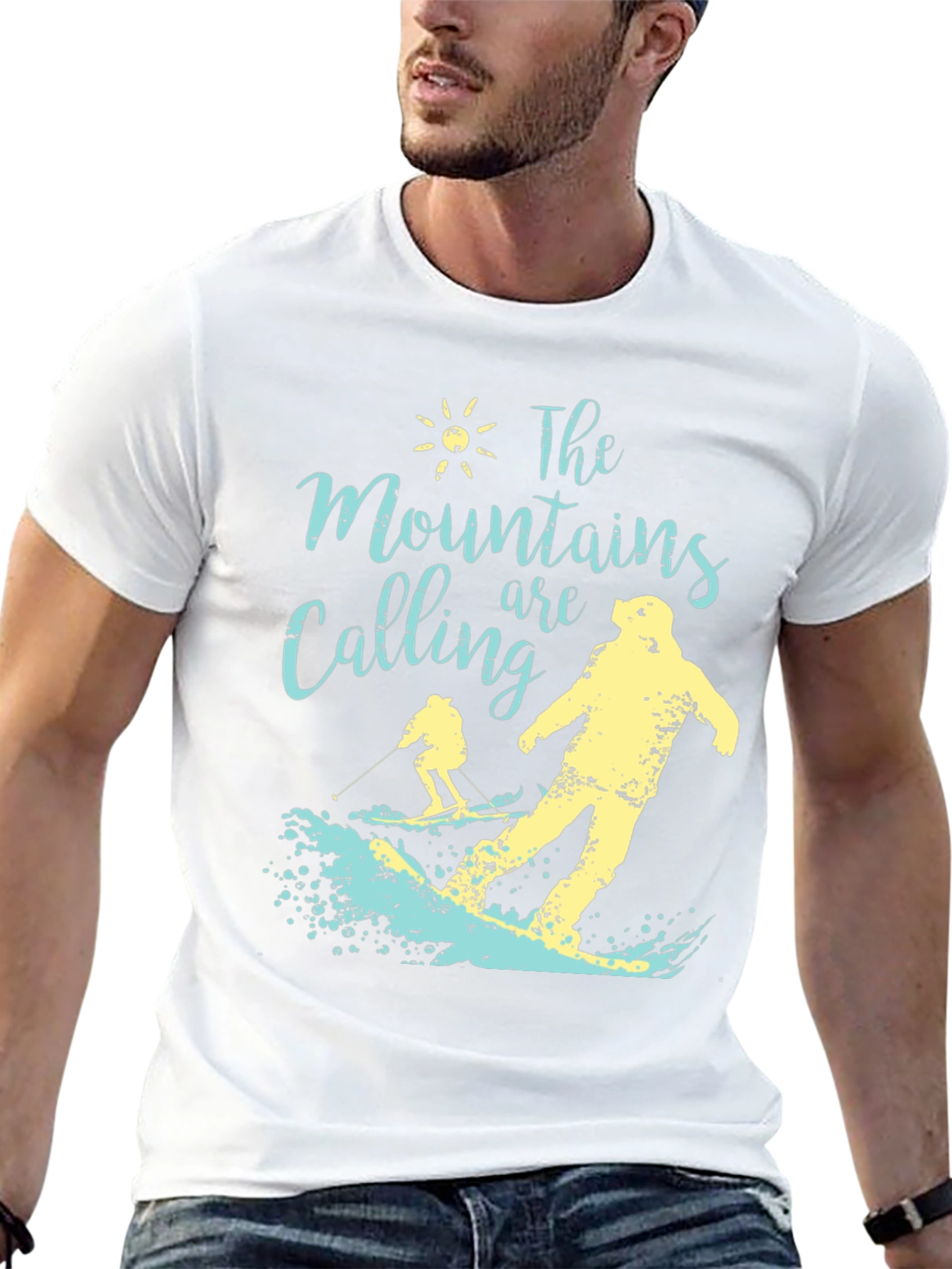 Mountains Calling Graphic T-Shirt - Adventure Ready Tee