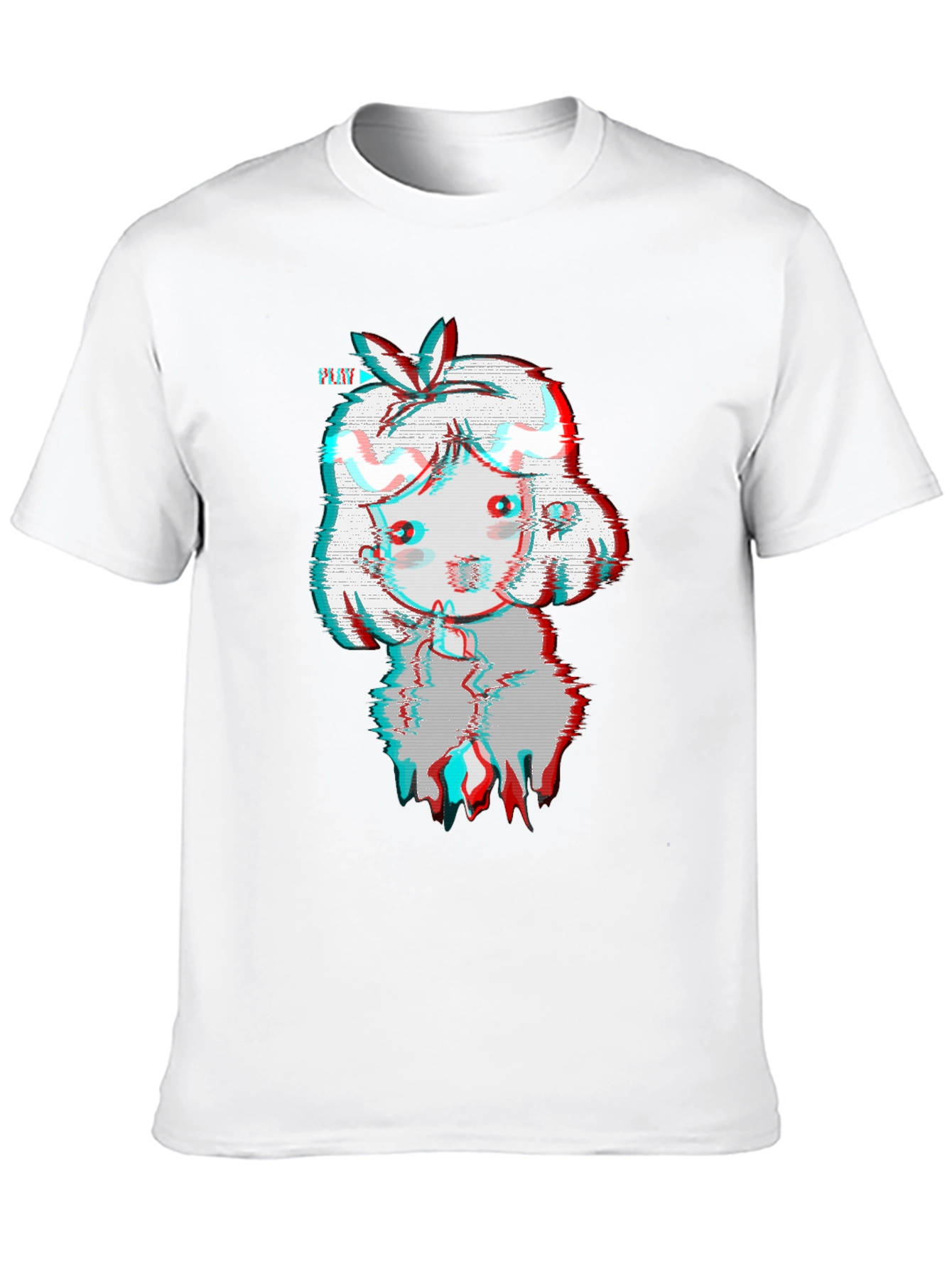 Glitch Girl Black T-Shirt