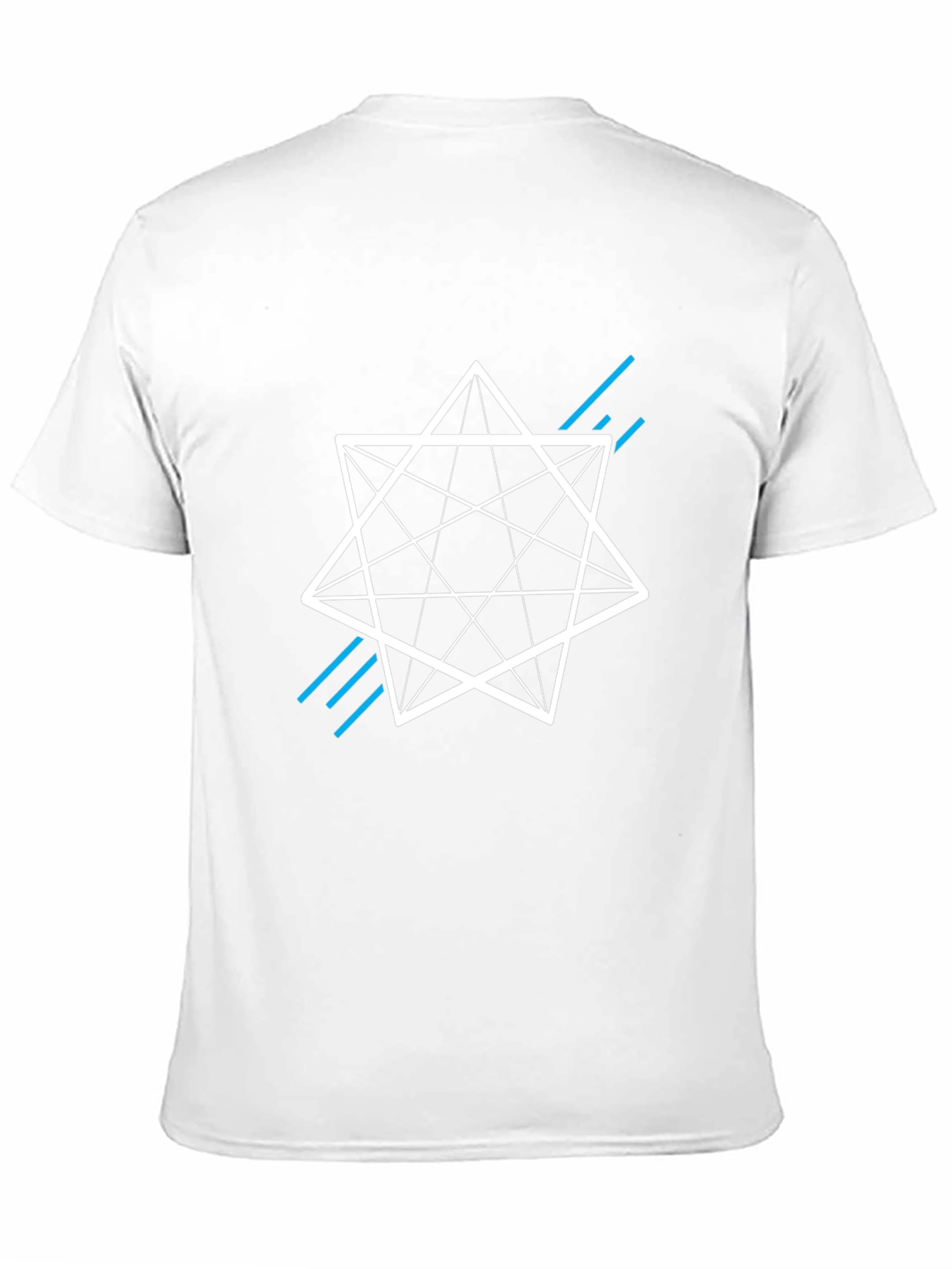Geometric Star Graphic Tee - Modern Style