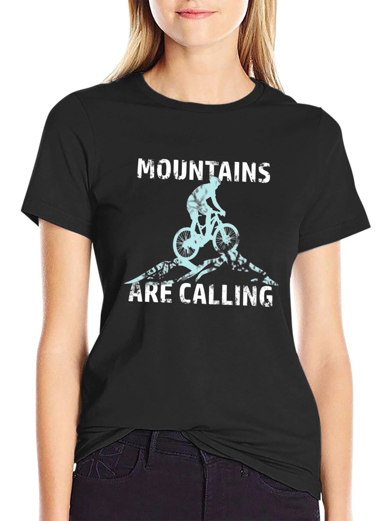 Mountains are Calling T-Shirt - Biker Tee