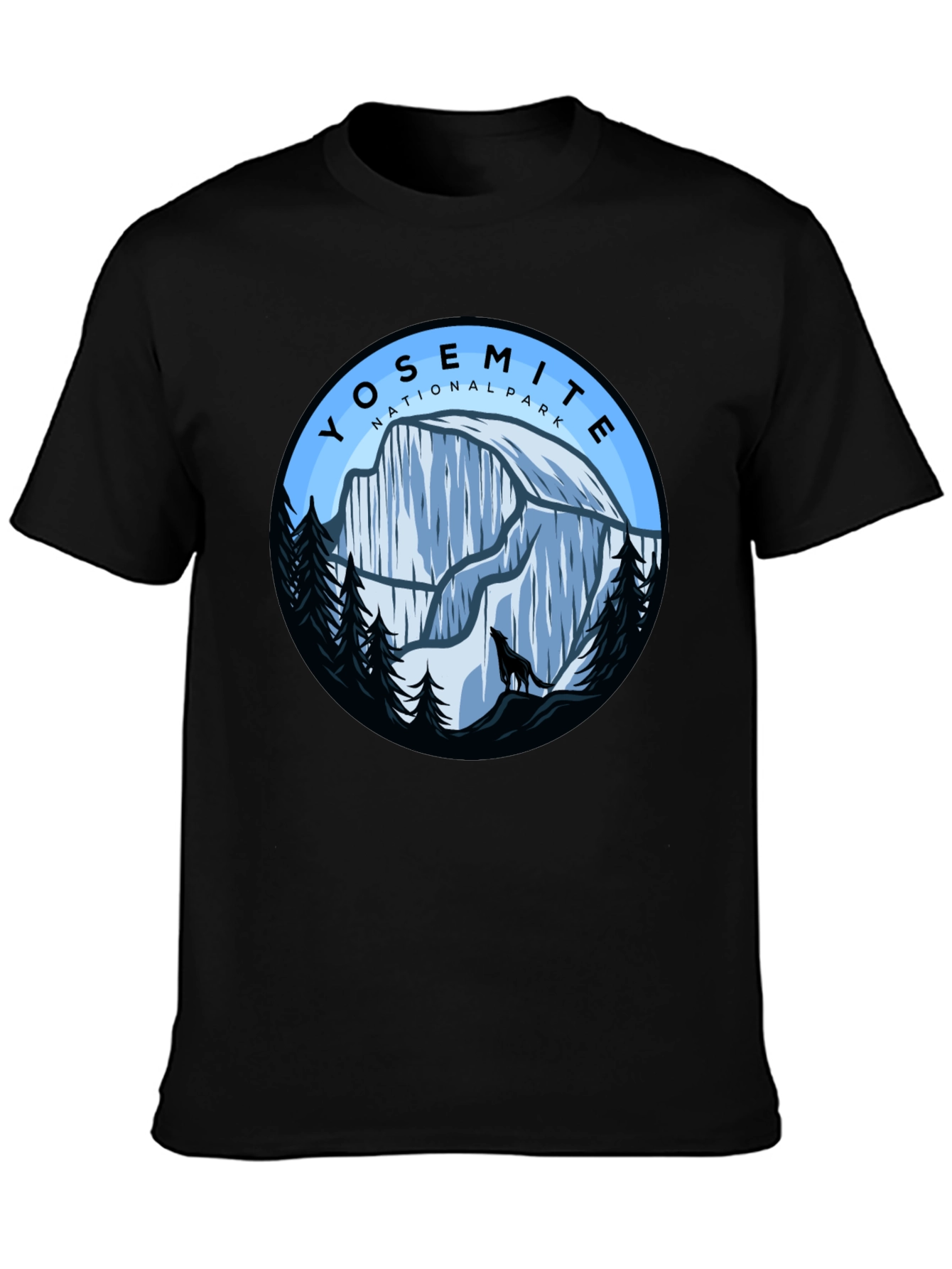 Yosemite National Park Graphic Tee - Black