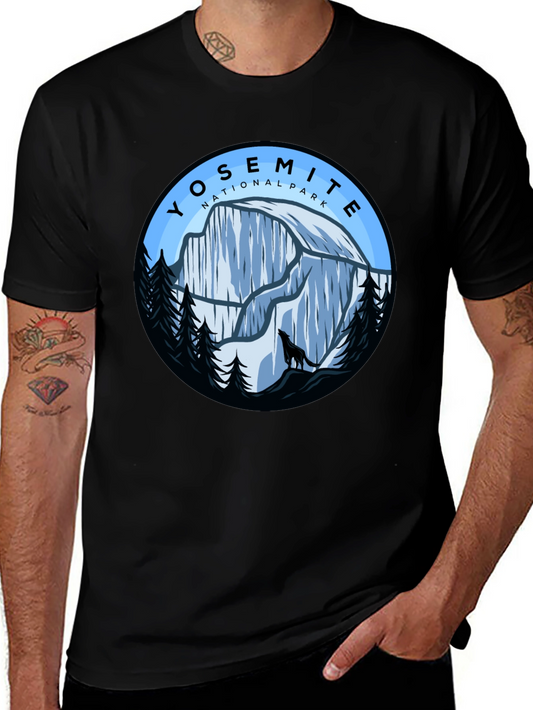 Yosemite National Park Graphic Tee - Black