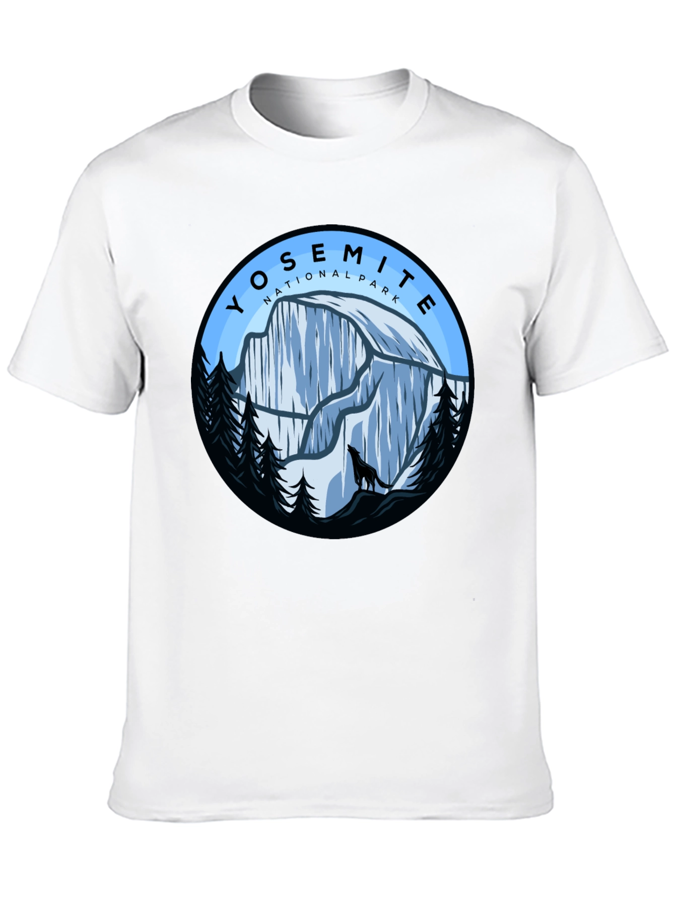 Yosemite National Park Graphic Tee - Black