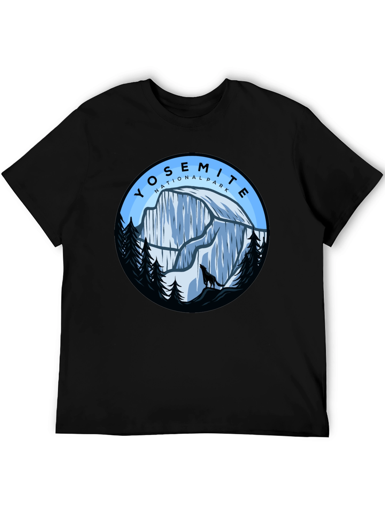 Yosemite National Park Graphic Tee - Black