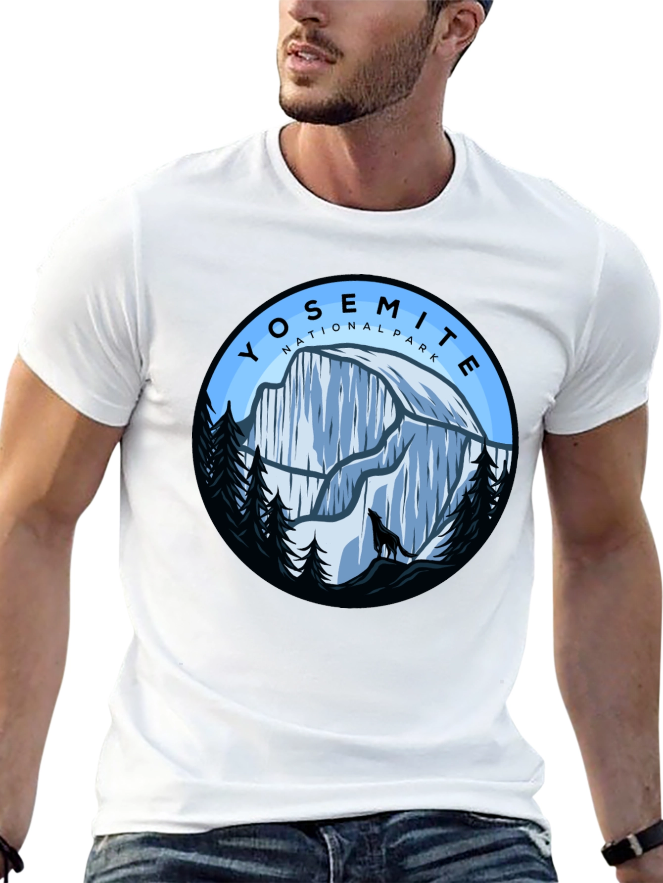 Yosemite National Park Graphic Tee - Black