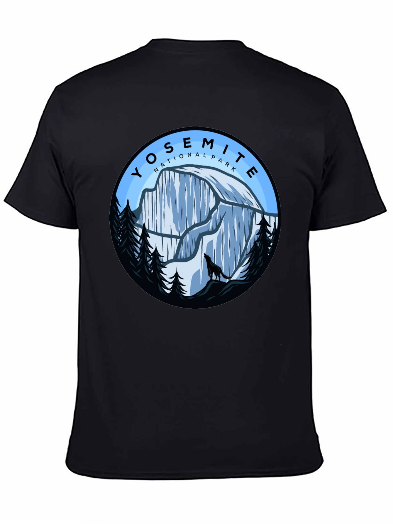 Yosemite National Park Graphic Tee - Black